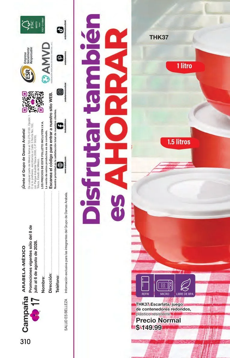 Catálogo de Arabela 3 de agosto al 8 de septiembre 2026 - Pagina 282