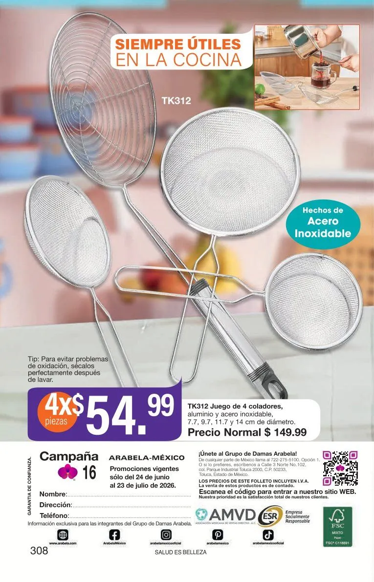 Catálogo de Arabela Ofertas 1 de julio al 31 de julio 2026 - Pagina 284