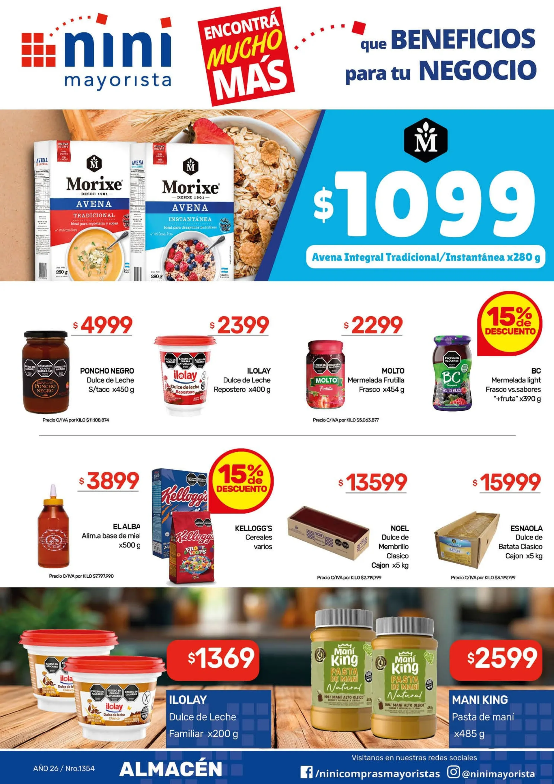 Ofertas de Nini Mayorista Ofertas 6 de abril al 12 de abril 2026 - Página 29 del catálogo