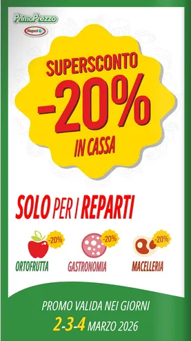 Volantini Primo Prezzo da 19 febbraio a 1 marzo di 2026 - Pagina del volantino 29