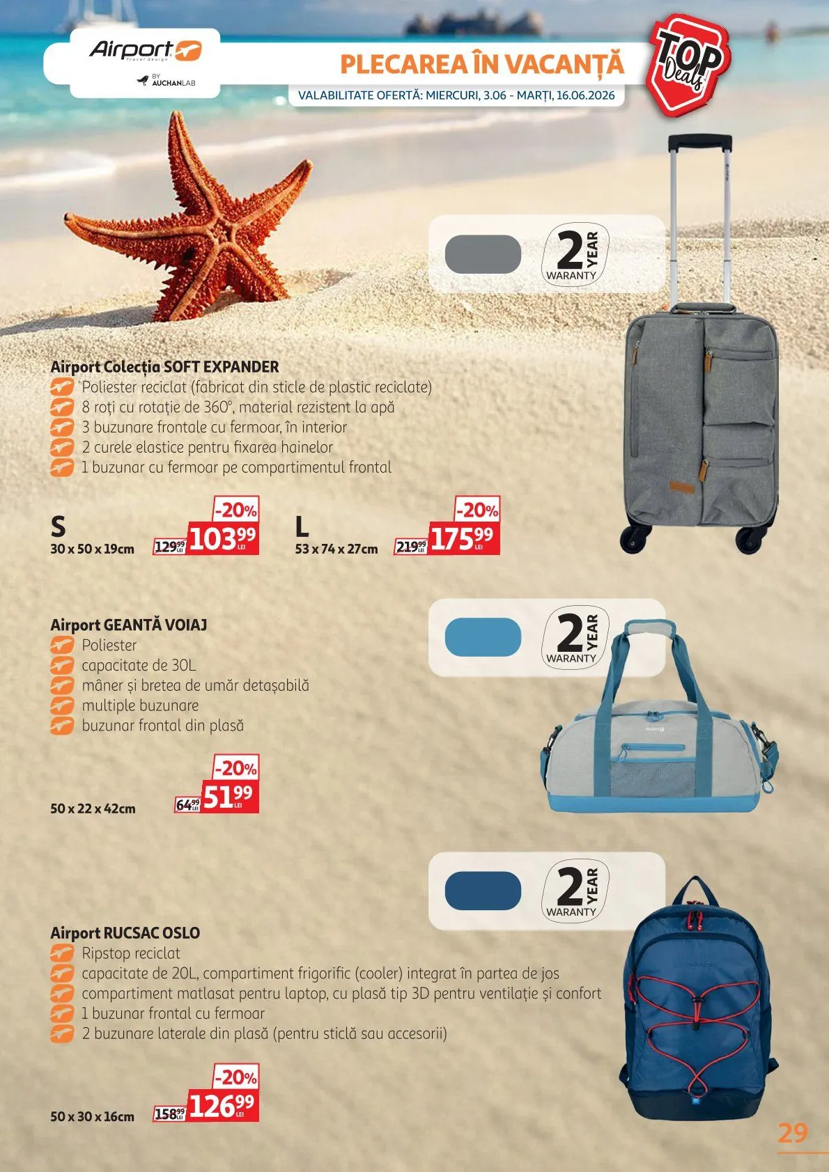 Catalog Auchan  de la 3 iunie până la 16 iunie 2026 - Revista Pagina 29