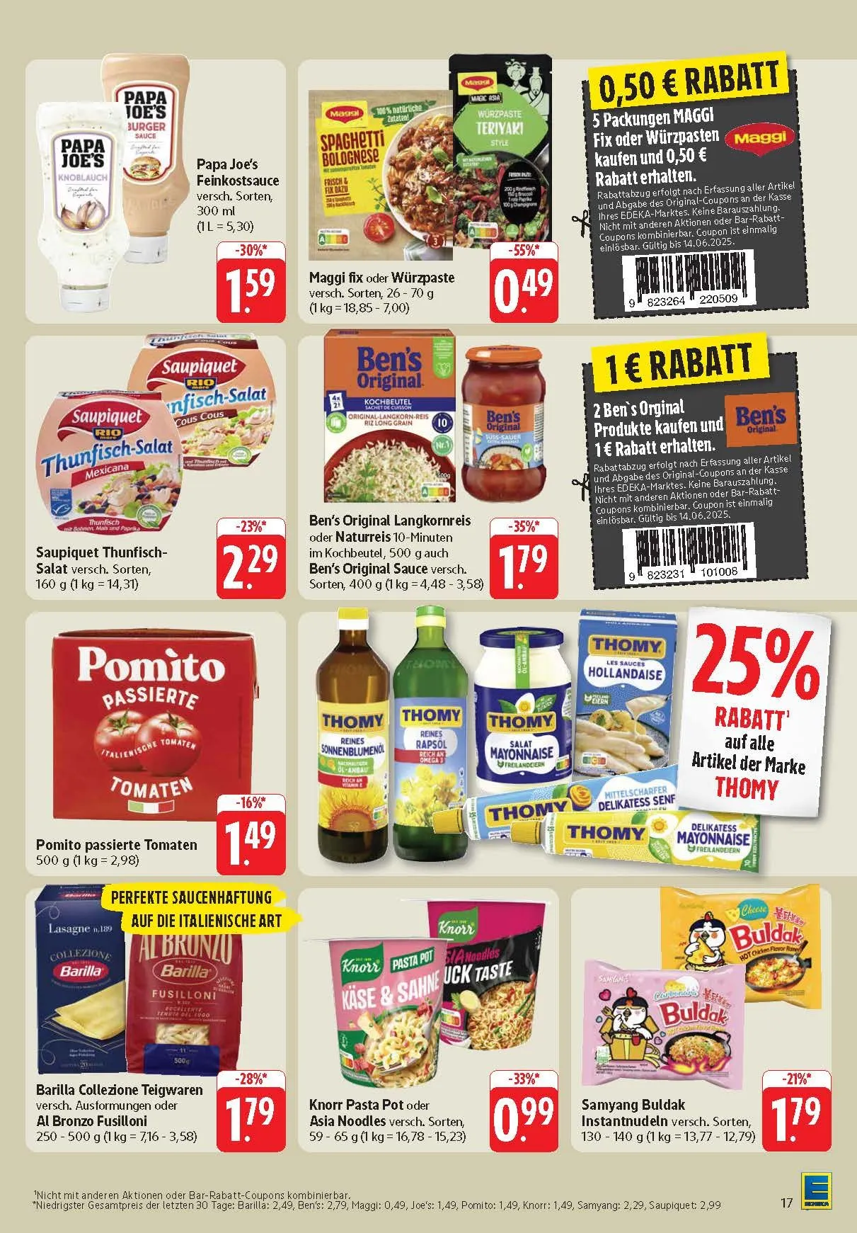 Edeka Angebote von 10. Juni bis 14. Juni 2025 - Prospekt seite 39