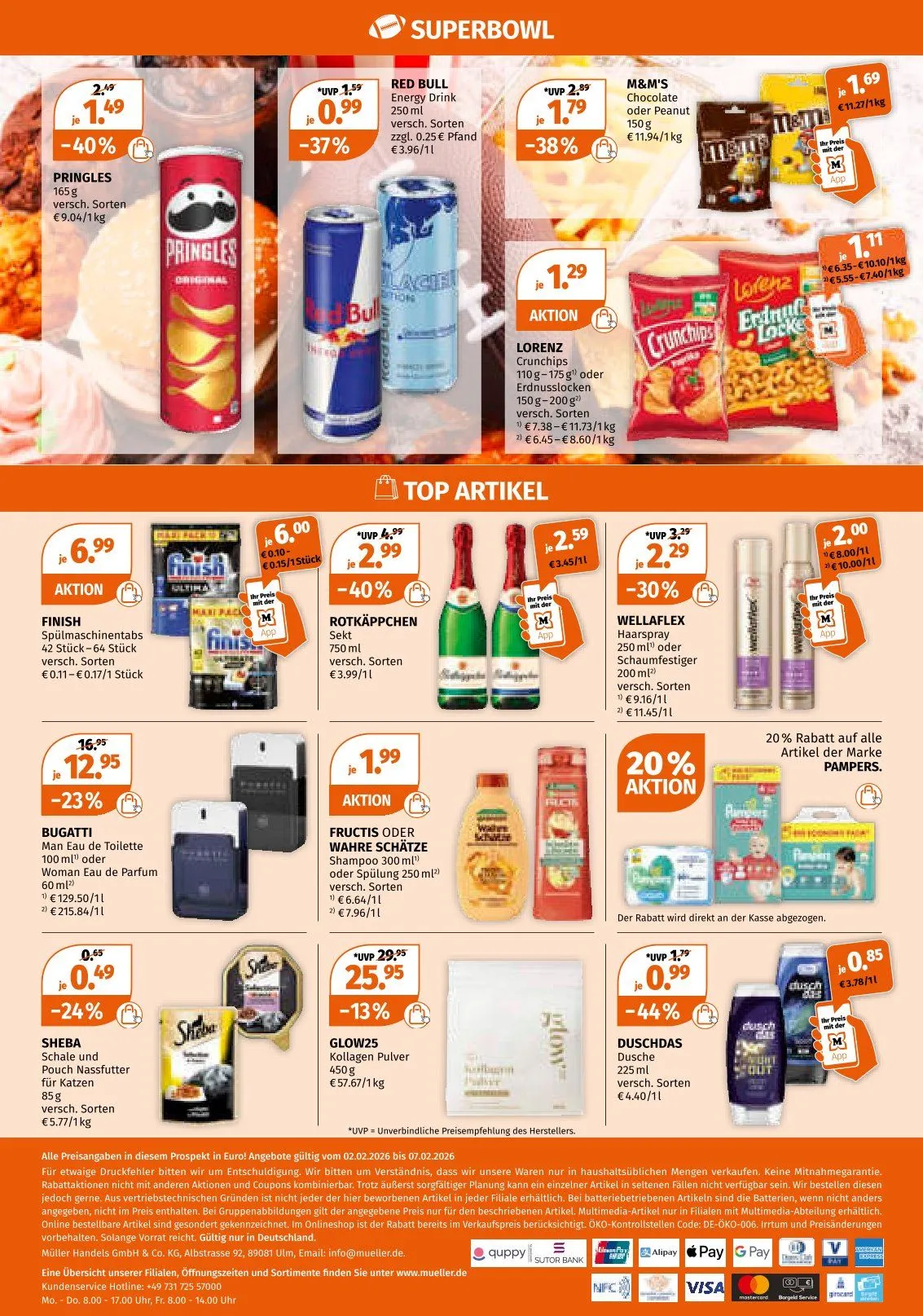 Müller Prospekte von 2. Februar bis 7. Februar 2026 - Prospekt seite 29