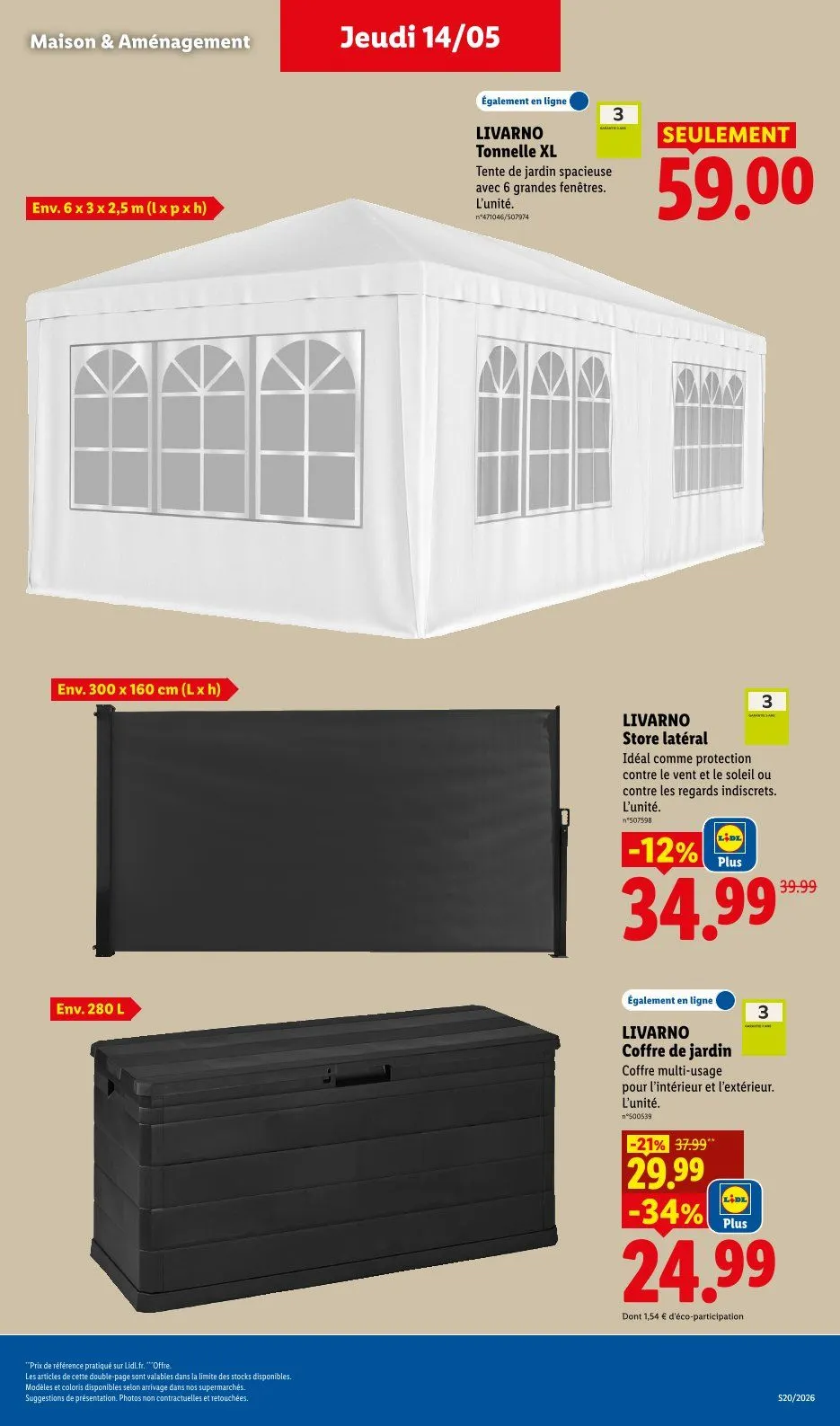 Catalogues Lidl du 14 mai au 20 mai 2026 - Catalogue page 29