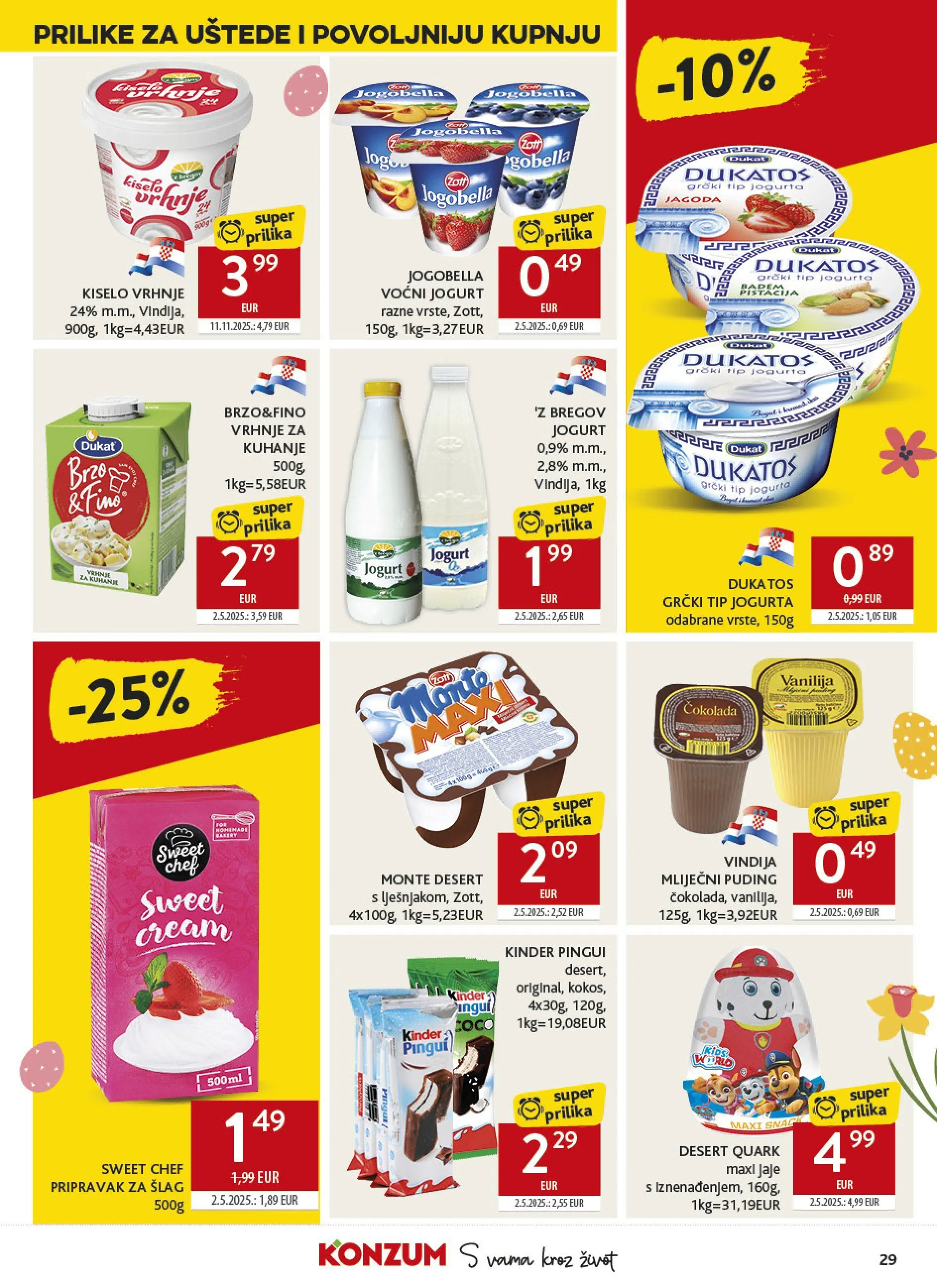 Katalog Konzum od 25. ožujka do 4. travnja 2026. - Pregled Stranica 29