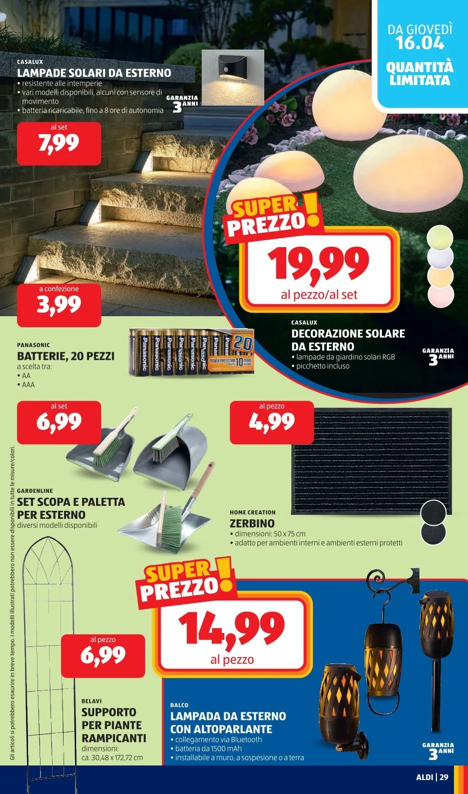 Volantini Aldi da 22 aprile a 4 maggio di 2026 - Pagina del volantino 29