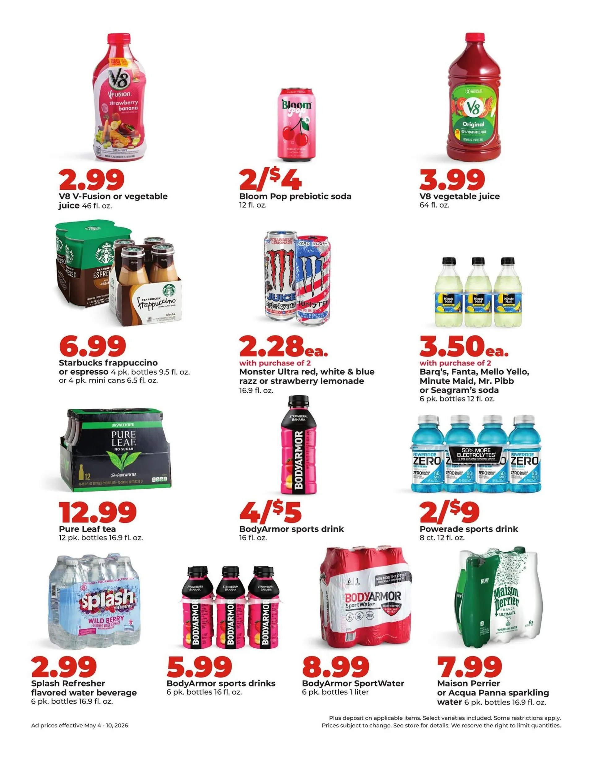 Weekly promotion  HyVee Sales spanning from May 4 to May 10 2026 - Page 28 for Catalogue 365