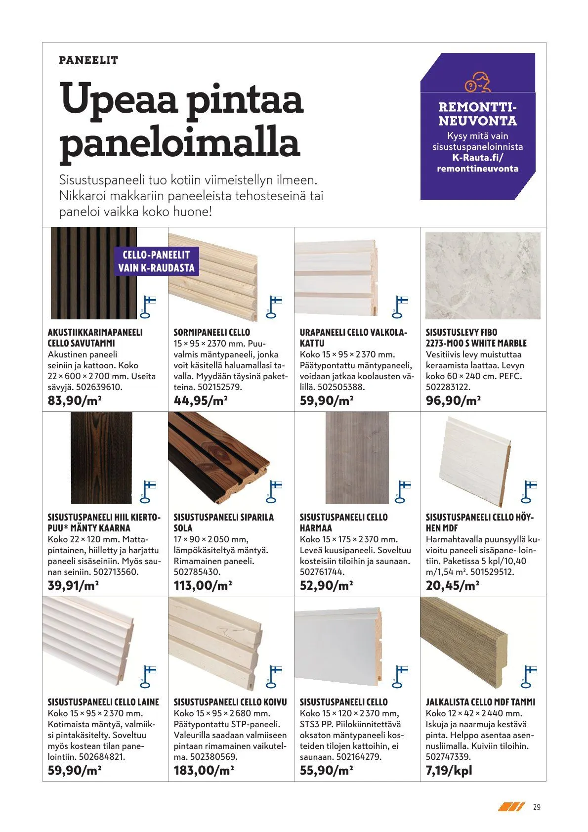 Kaupan K-Rauta uusimmat tarjoukset voimassa alkaen 5. helmikuuta - 28. helmikuuta 2026 - Tarjouslehti sivu 29