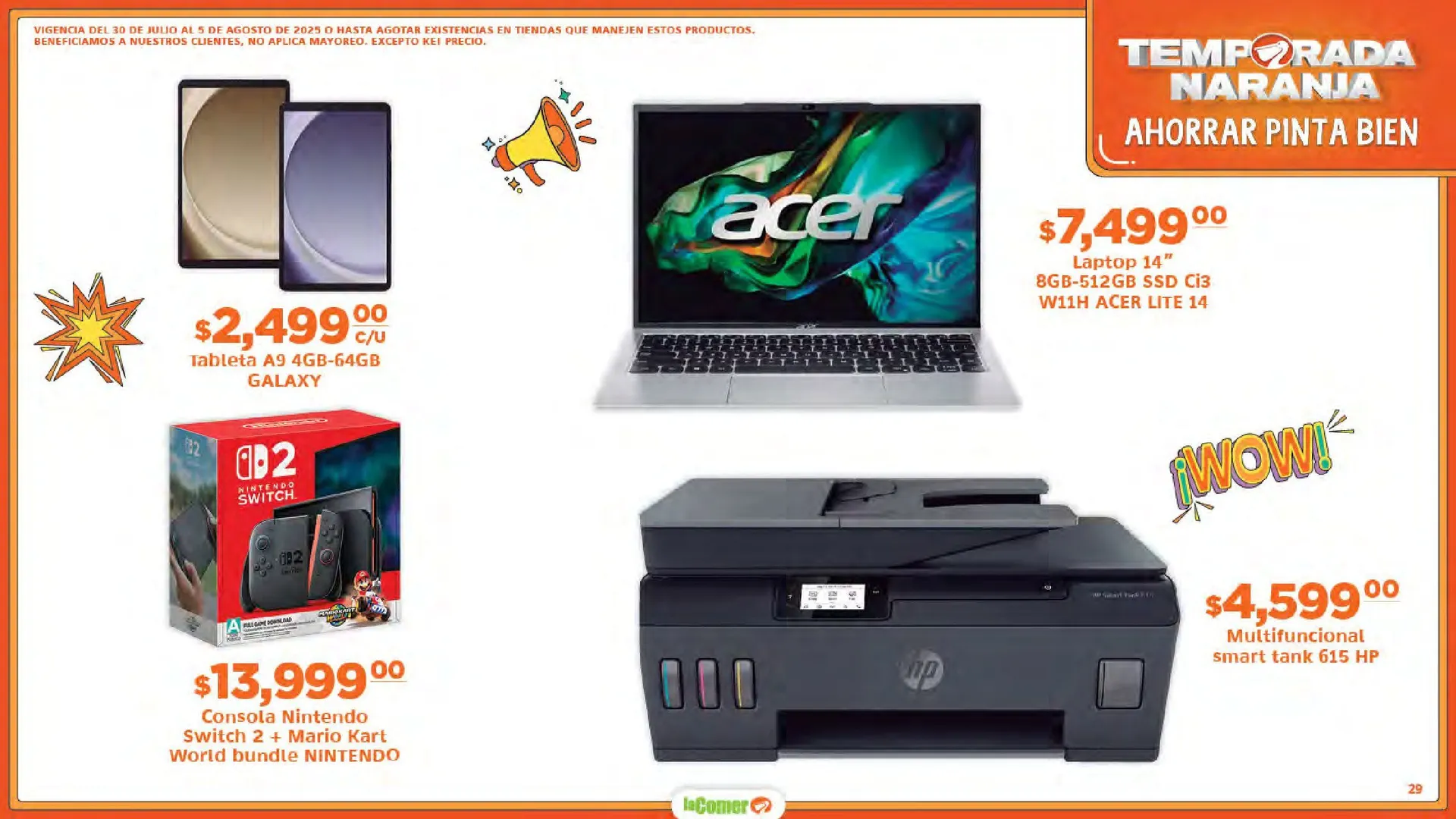 Catálogo de La Comer catálogos y ofertas  30 de julio al 5 de agosto 2025 - Pagina 29