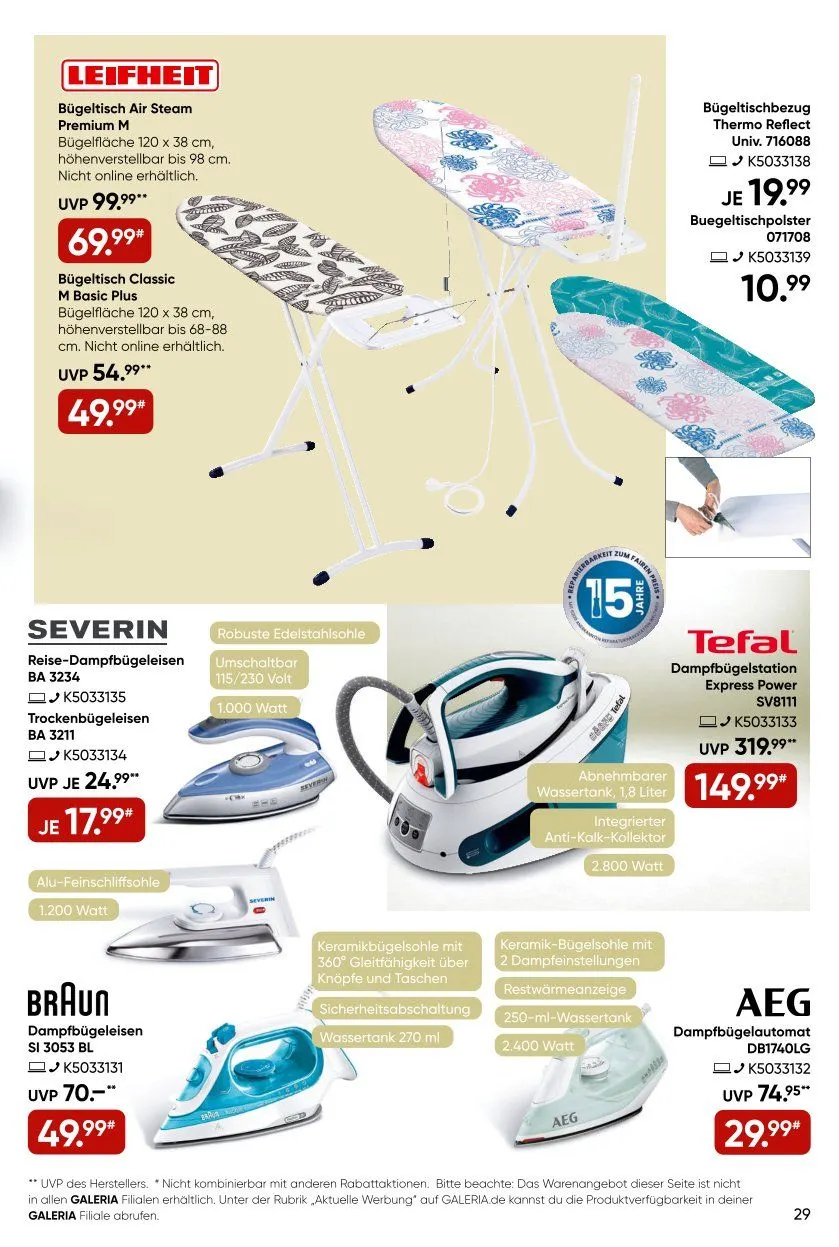 GALERIA Karstadt Kaufhof Prospekt von 16. Mai bis 20. Mai 2025 - Prospekt seite 34