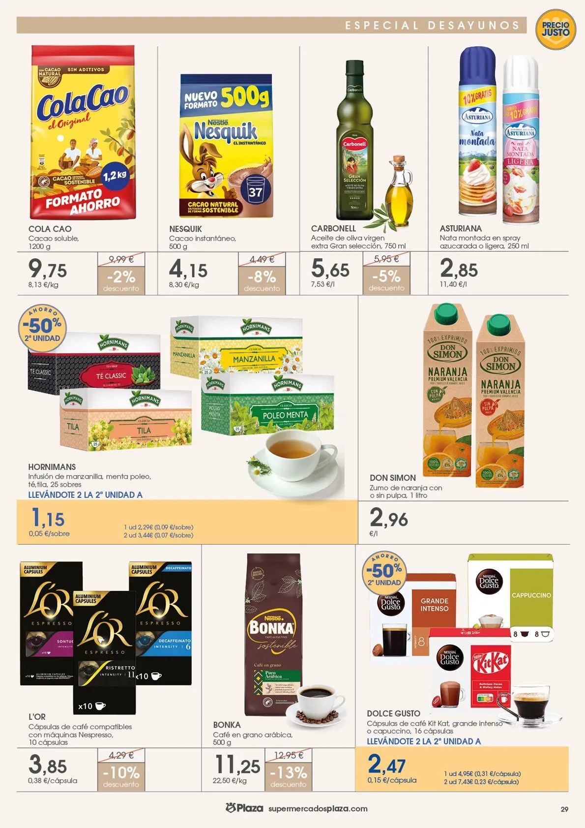 Catálogo de Supermercados Plaza Ofertas 22 de enero al 4 de febrero 2026 - Página 29