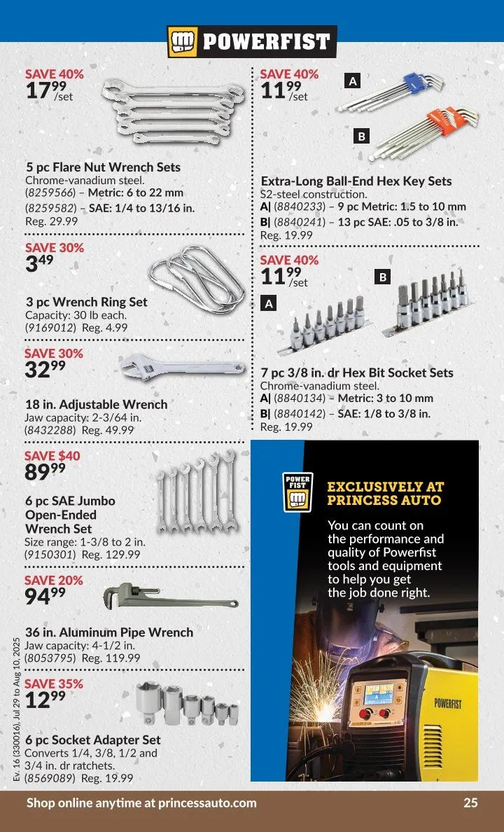 Flyer from July 29 to August 10 2025 - flyer page 29