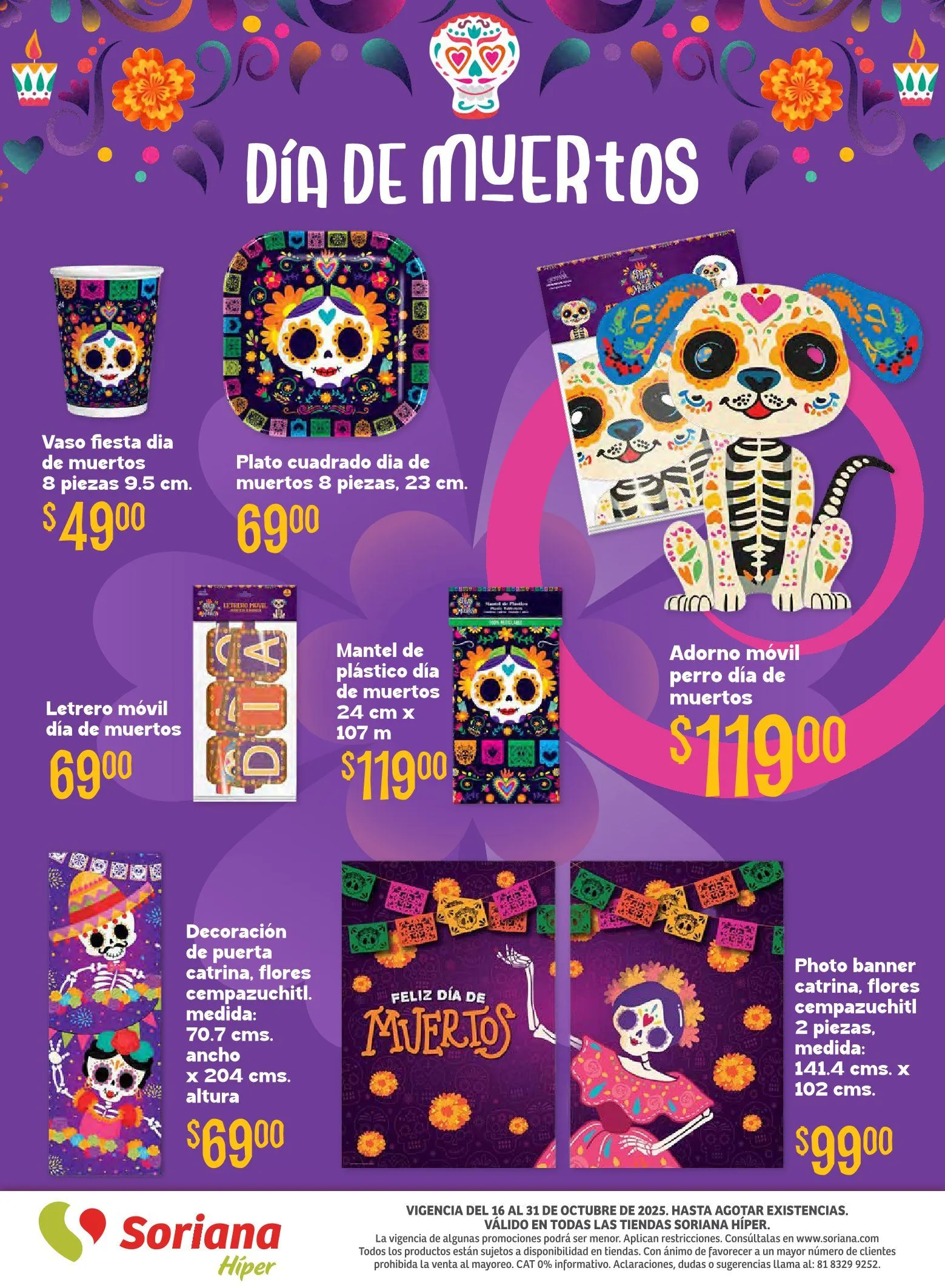 Catálogo de  Soriana Ofertas - Halloween y Día de muertos 16 de octubre al 31 de octubre 2025 - Pagina 29