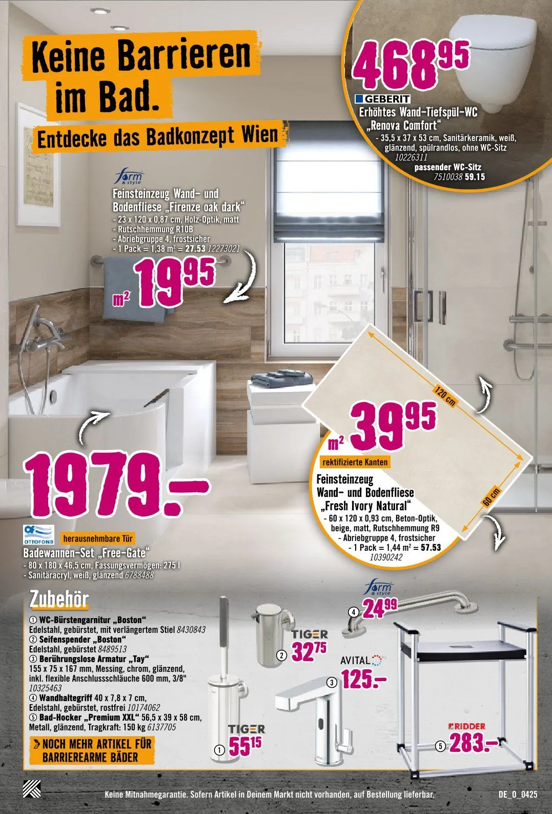 Hornbach Angebote von 10. April bis 7. Mai 2025 - Prospekt seite 29