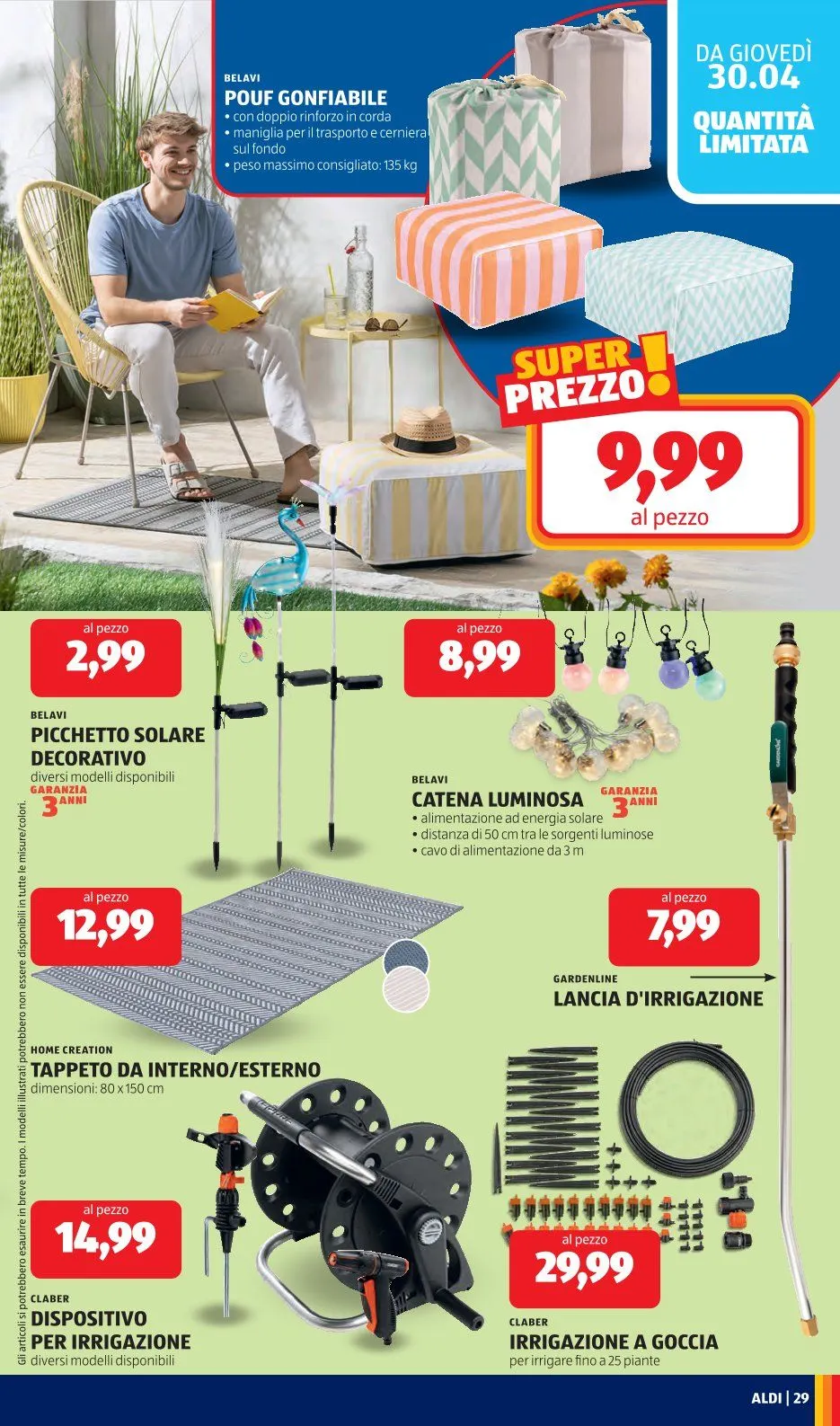  Aldi Volantini da 22 aprile a 30 aprile di 2026 - Pagina del volantino 29