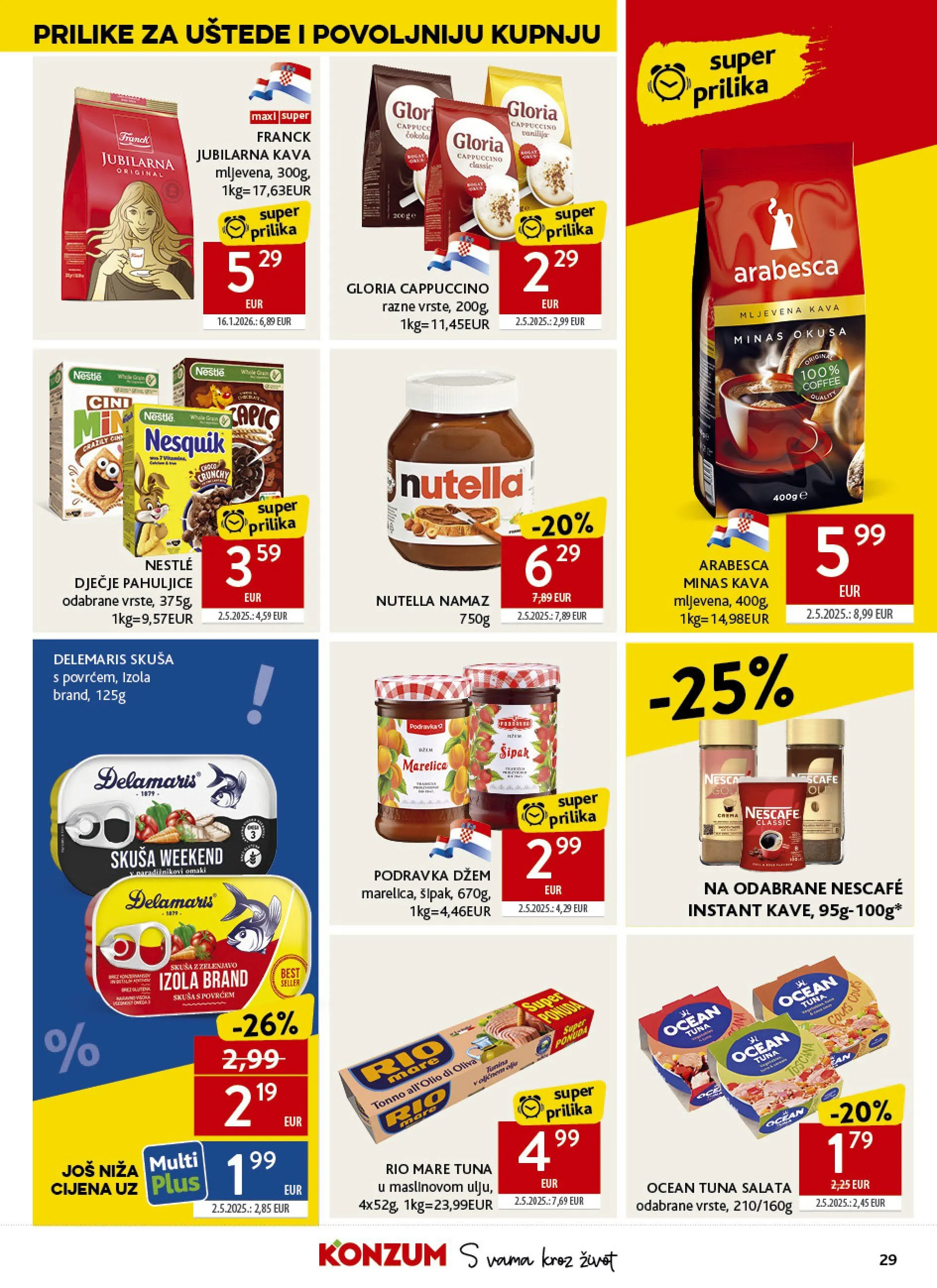 Katalog KONZUM od 17. lipnja do 23. lipnja 2026. - Pregled Stranica 29