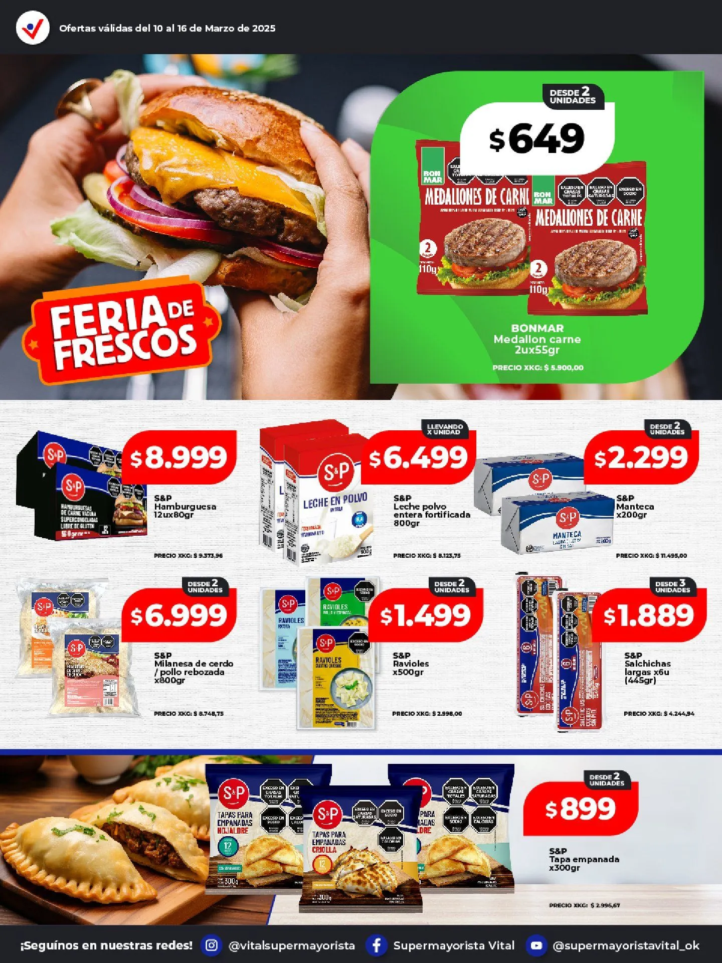 Ofertas de Vital Ofertas  10 de marzo al 16 de marzo 2025 - Página 27 del catálogo