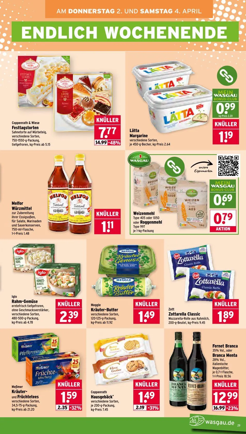 Wasgau Angebote von 30. März bis 4. April 2026 - Prospekt seite 29