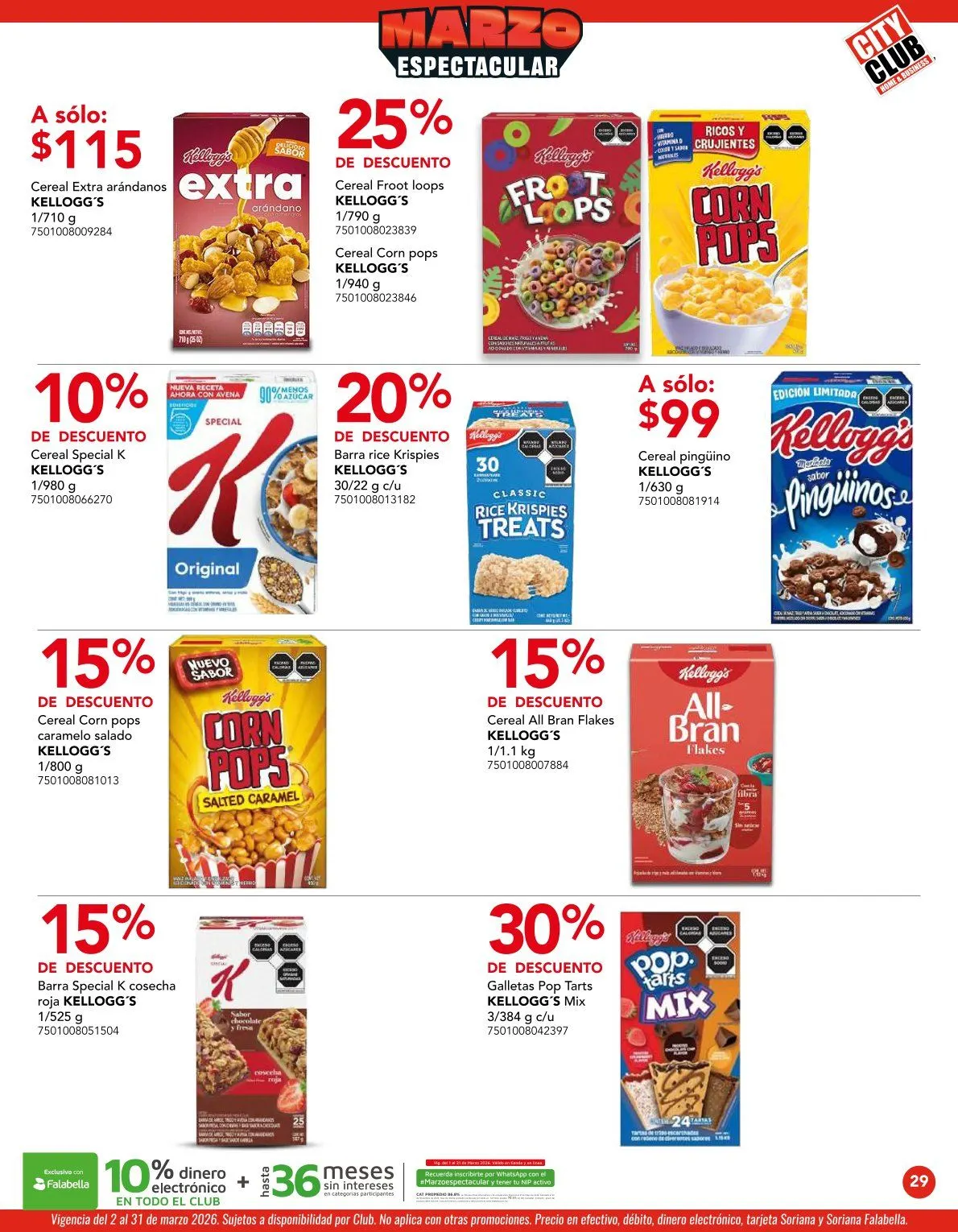 Catálogo de Ofertas  City Club 2 de marzo al 31 de marzo 2026 - Pagina 29
