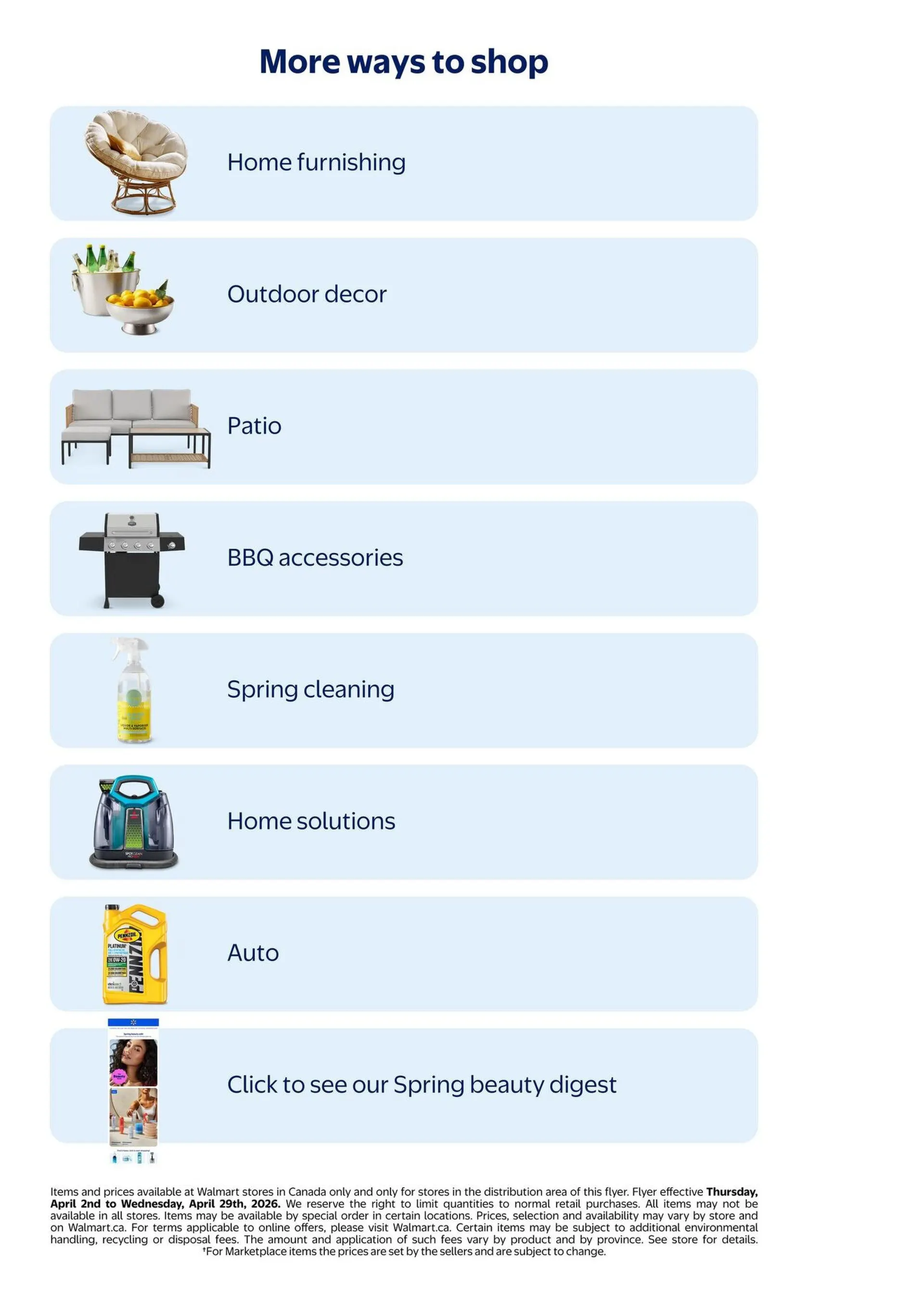  Walmart flyers from April 2 to April 29 2026 - flyer page 29