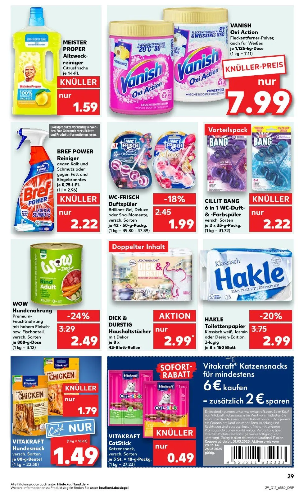 Kaufland Prospekt von 20. März bis 26. März 2025 - Prospekt seite 29