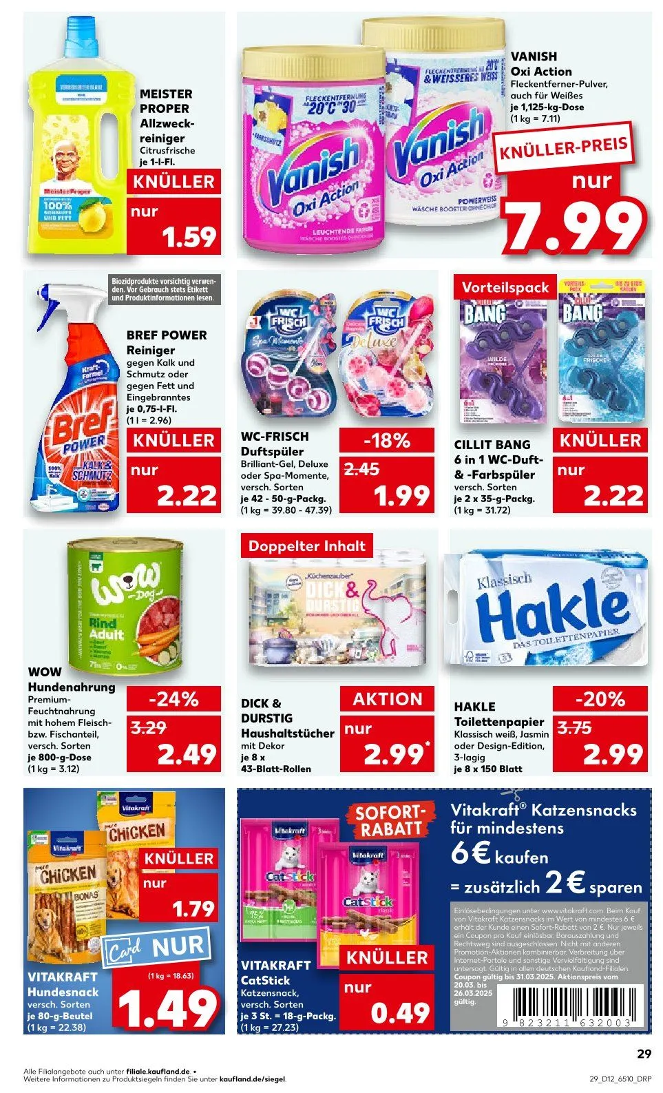 Kaufland Prospekt von 20. März bis 26. März 2025 - Prospekt seite 29