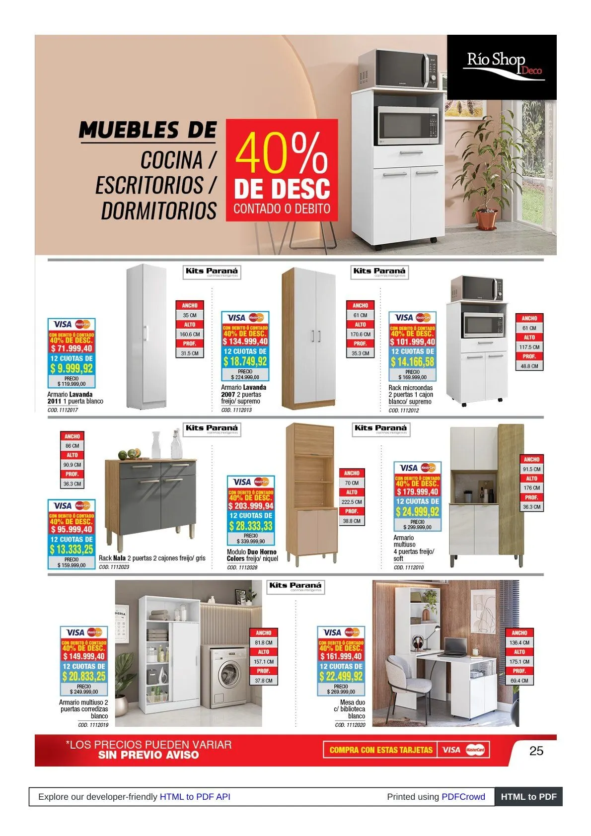 Ofertas de Ofertas Río Shop Deco 30 de marzo al 30 de abril 2026 - Página 25 del catálogo