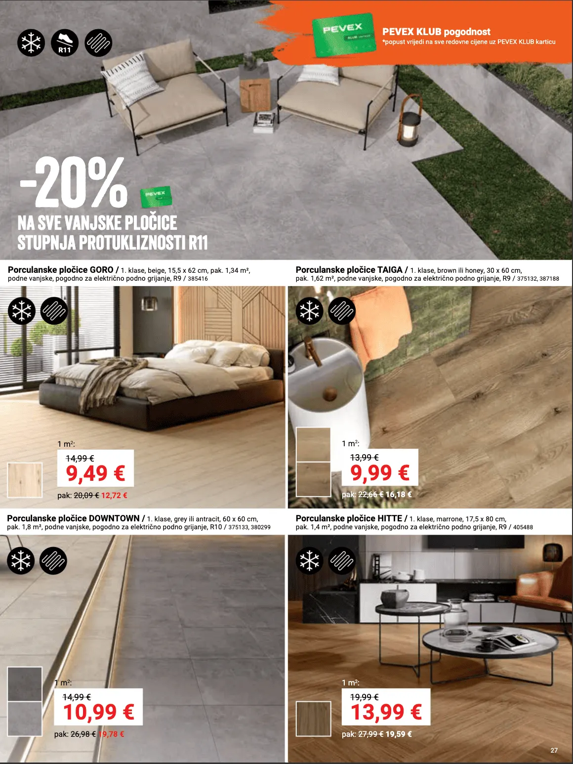Katalog Najnovije ponude trgovine Pevex od 23. listopada do 17. studenoga 2025. - Pregled Stranica 27