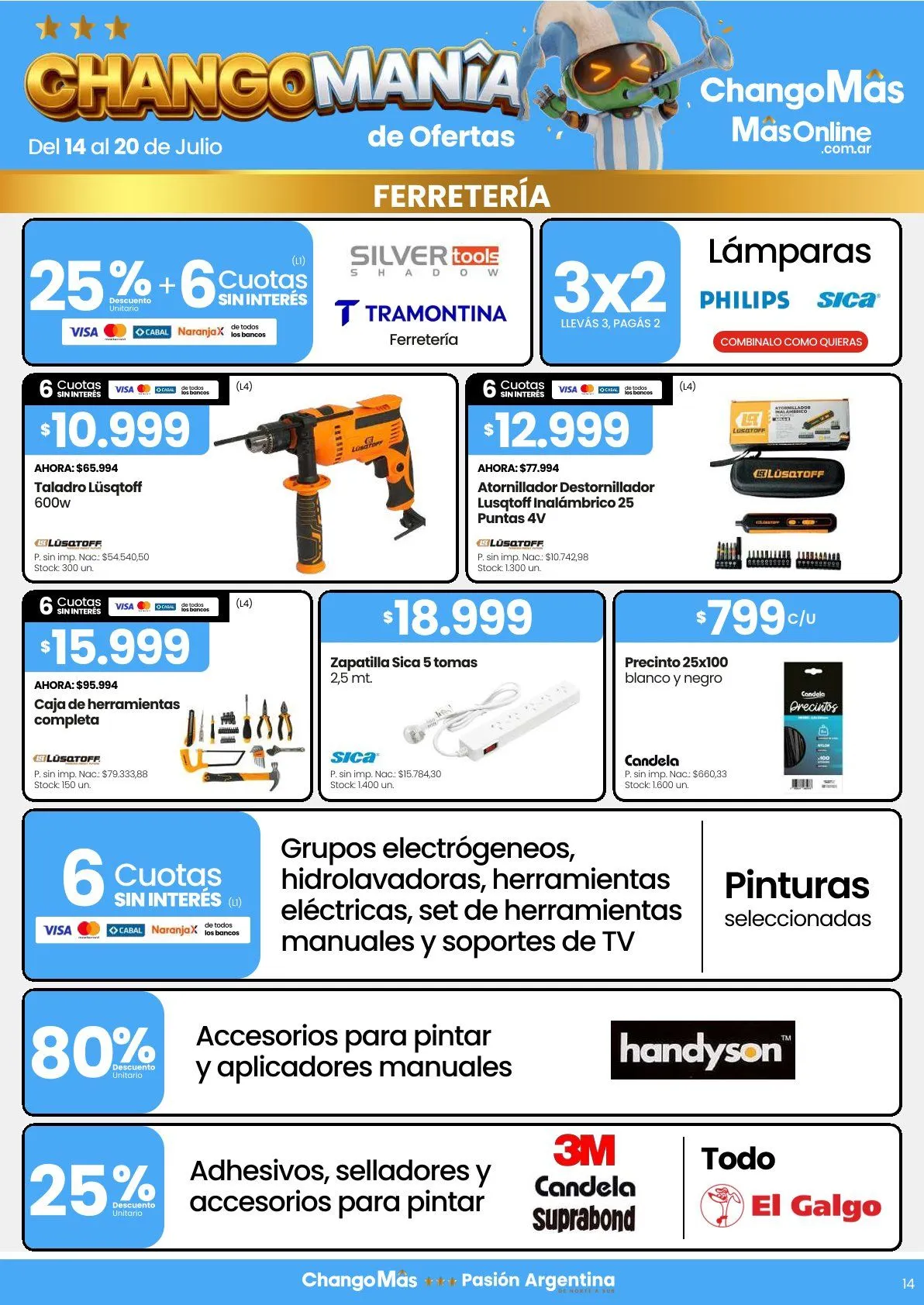 Ofertas de Changomas  Ofertas 14 de julio al 20 de julio 2026 - Página 29 del catálogo