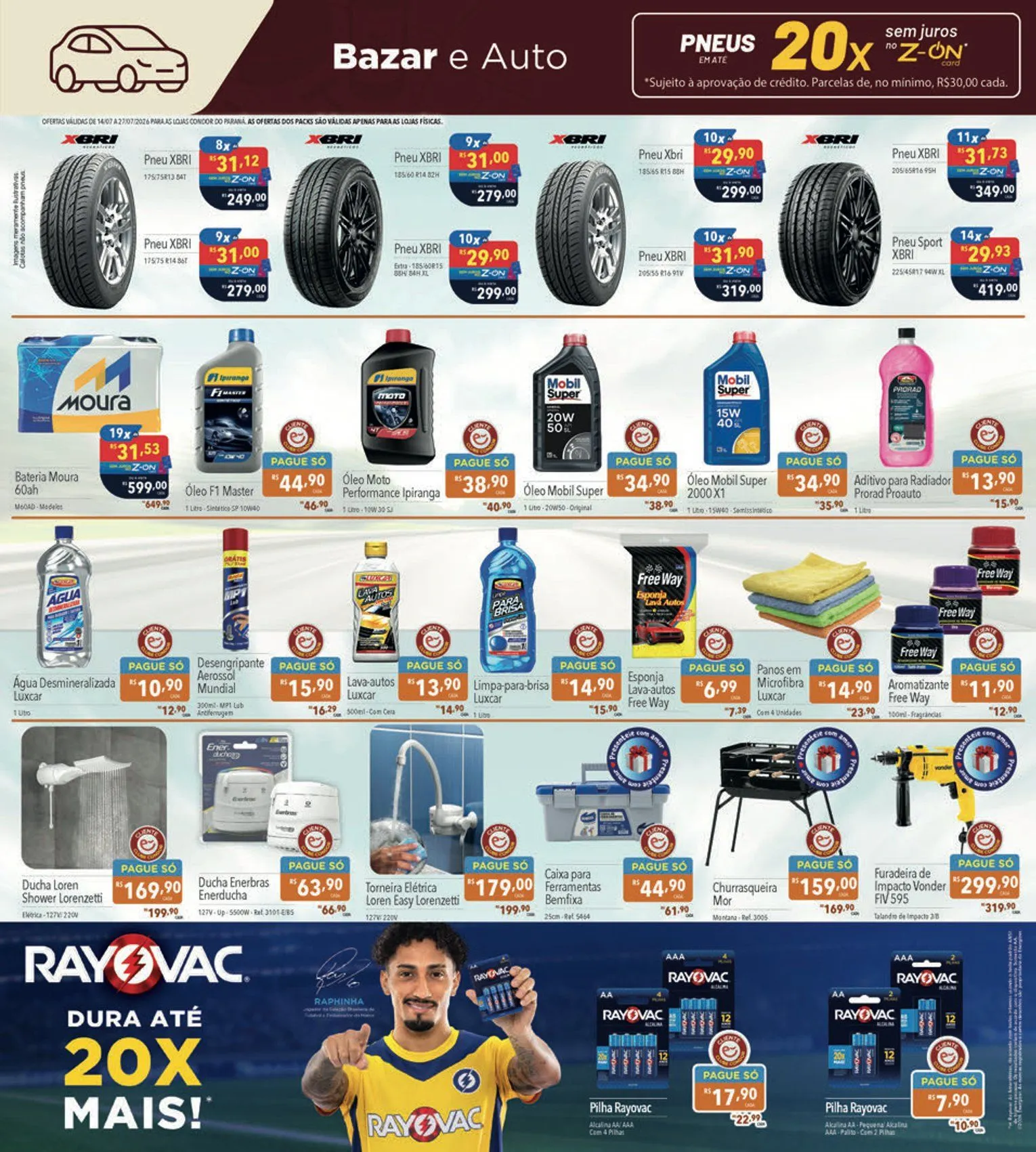 Encarte de Folhetos Supermercados Condor 14 de julho até 27 de julho 2026 - Pagina 29
