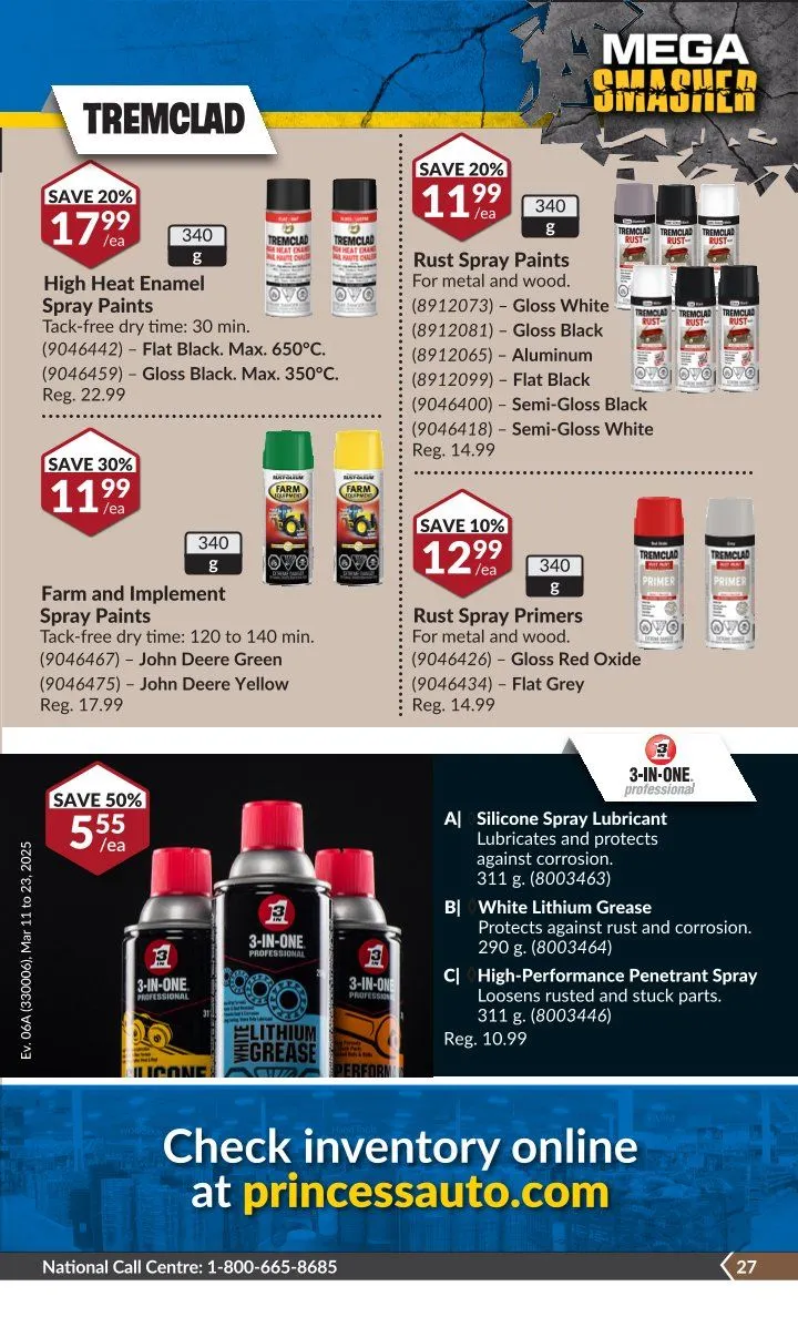 Princess Auto flyers from March 11 to March 23 2025 - flyer page 29
