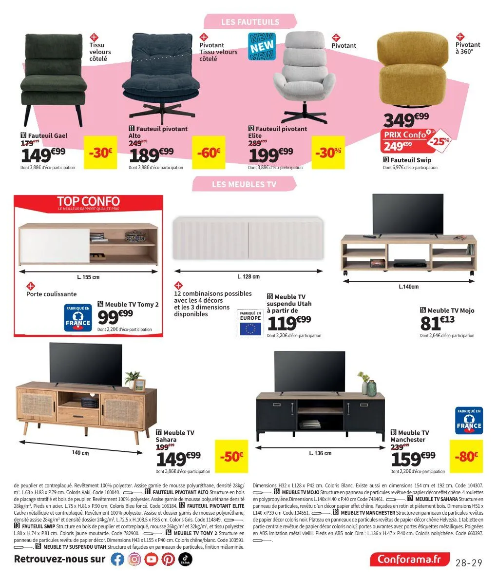 Catalogue Conforama du 24 février au 30 mars 2026 - Catalogue page 29
