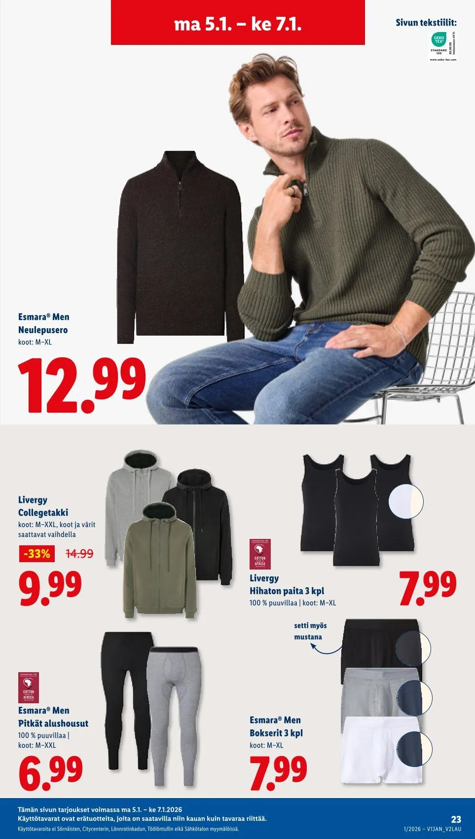 Kaupan Lidl  tarjoukset voimassa alkaen 1. tammikuuta - 4. tammikuuta 2026 - Tarjouslehti sivu 29