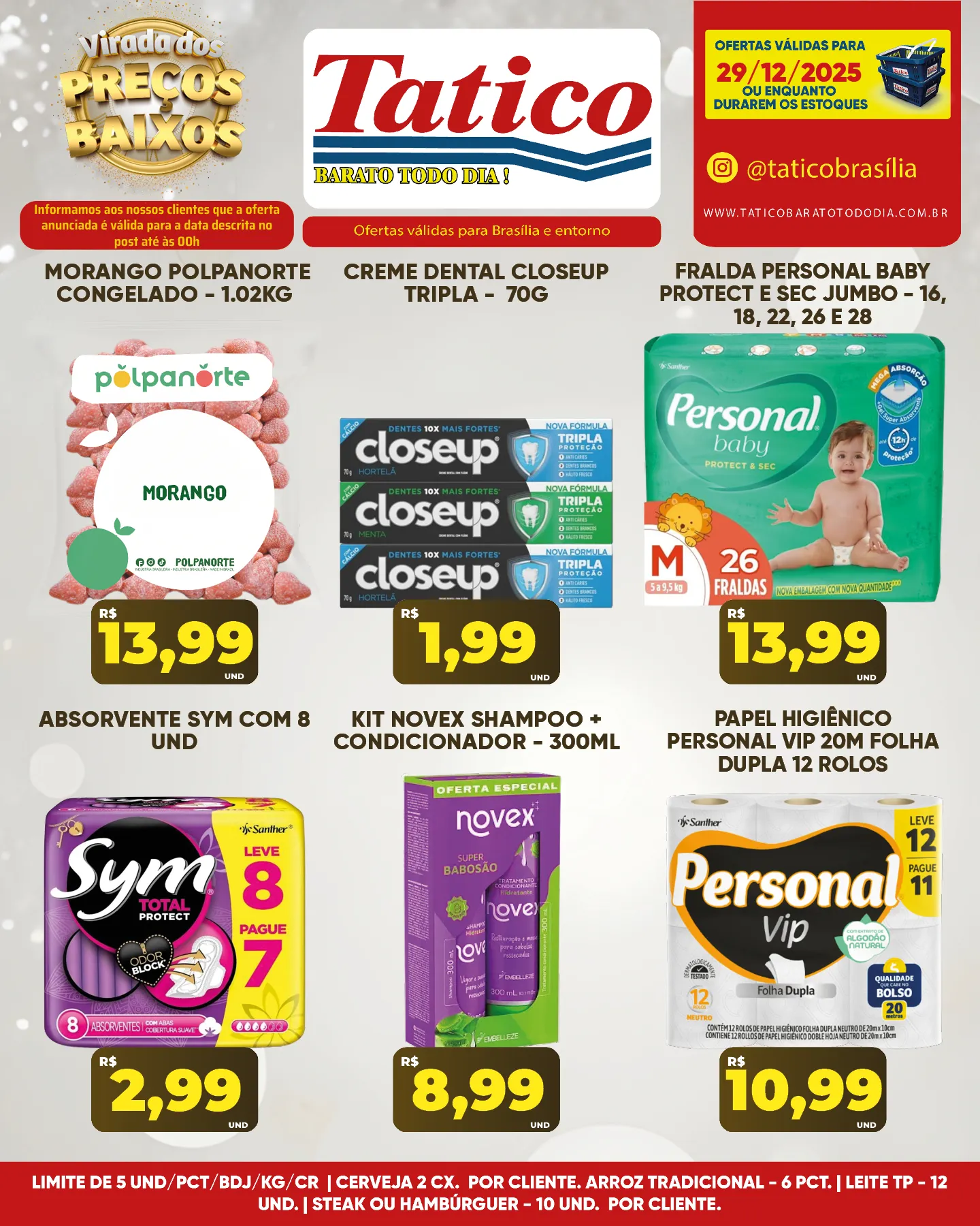 Encarte de Folhetos Tatico 29 de dezembro até 29 de dezembro 2025 - Pagina 12