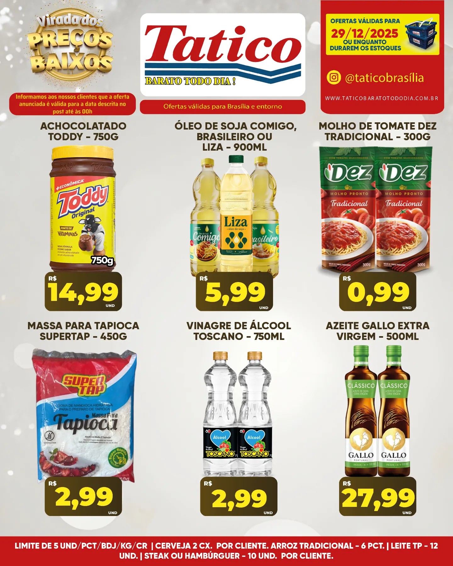 Encarte de Folhetos Tatico 29 de dezembro até 29 de dezembro 2025 - Pagina 8