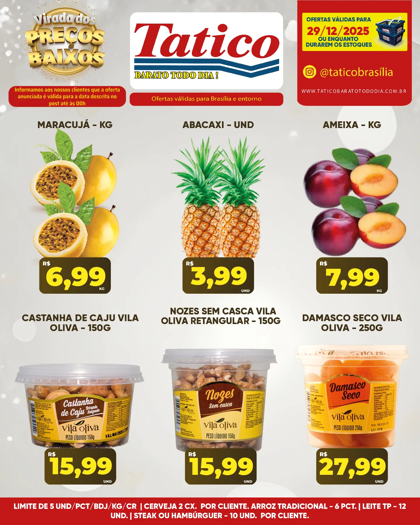 Encarte de Folhetos Tatico 29 de dezembro até 29 de dezembro 2025 - Pagina 1