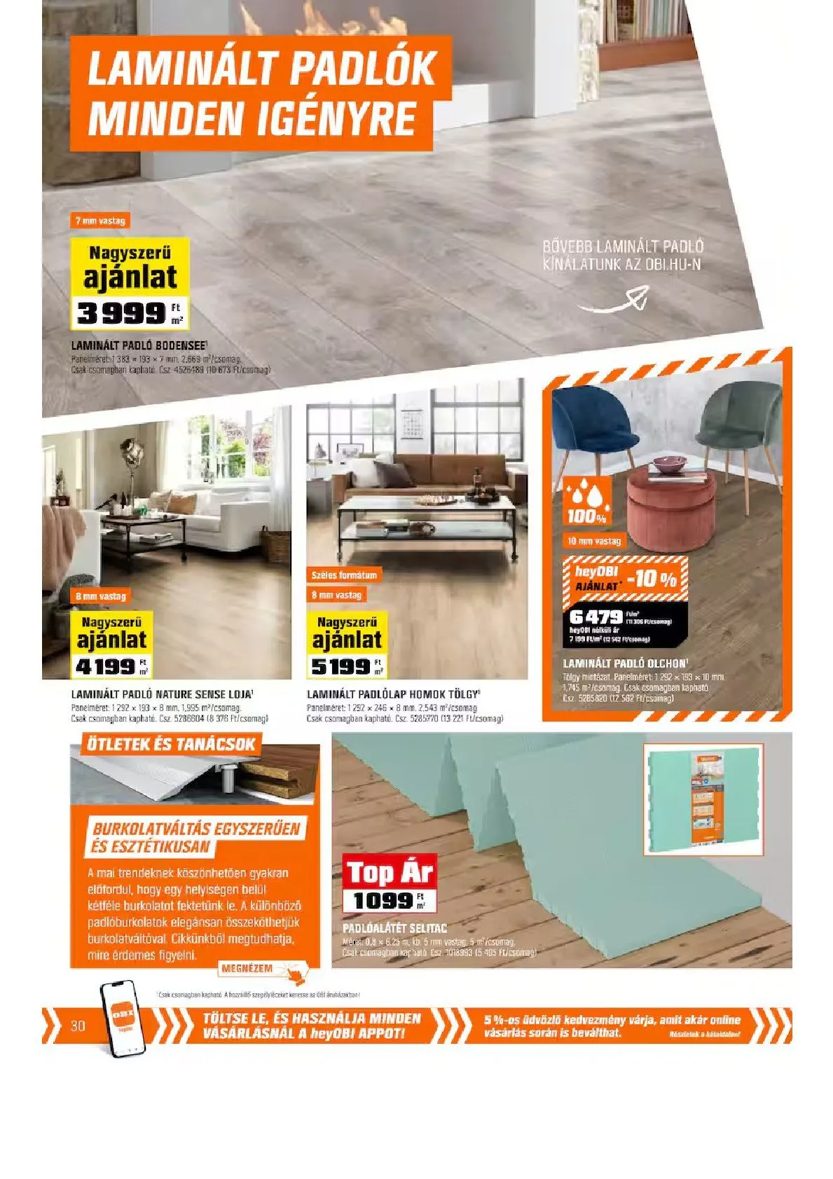 Katalógus OBI március 31.-tól április 26.-ig 2026. - Oldal 30
