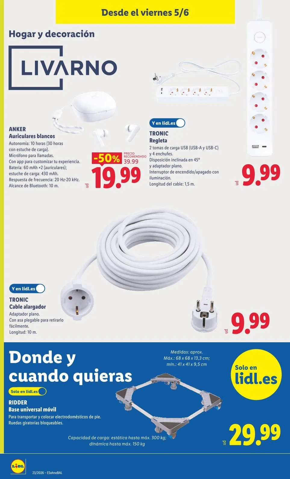 Catálogo de Catálogos de Lidl 1 de junio al 7 de junio 2026 - Página 30