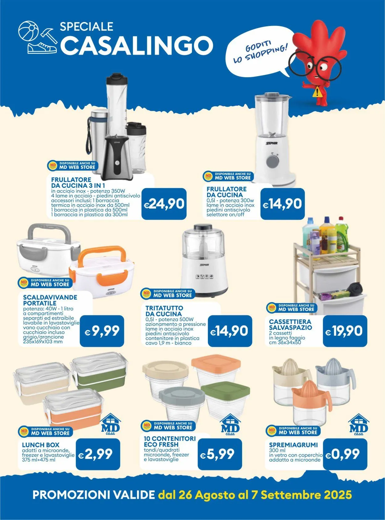 Volantini MD Discount da 26 agosto a 7 settembre di 2025 - Pagina del volantino 26