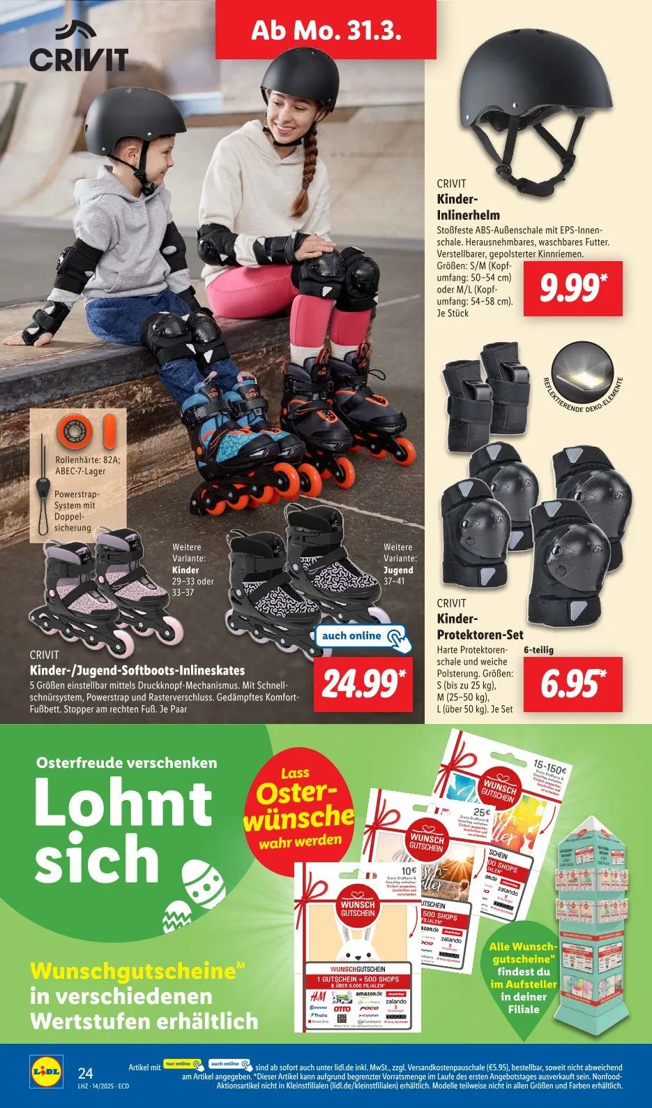 Lidl Prospekt von 31. März bis 15. April 2025 - Prospekt seite 28