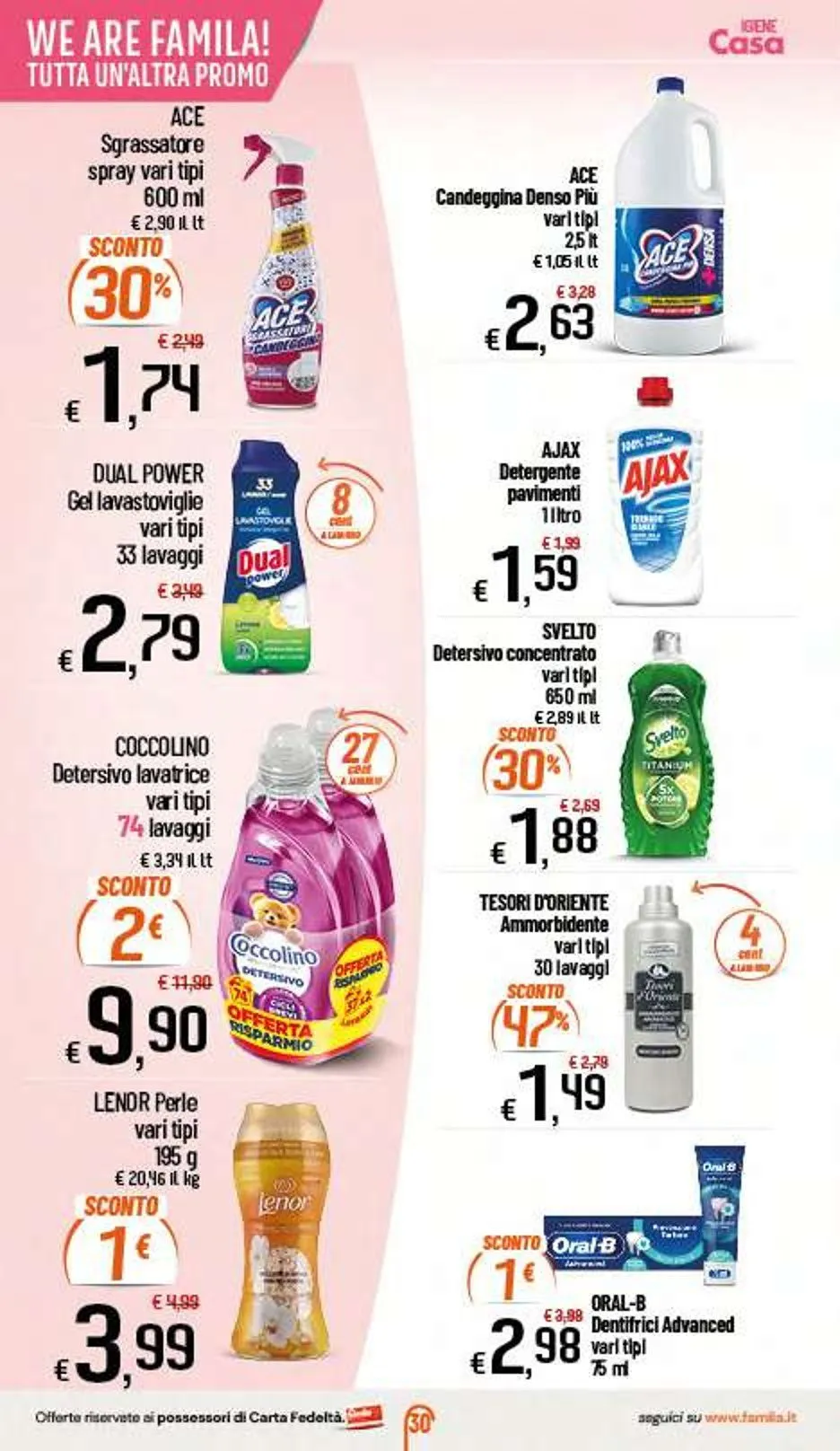  Volantini Famila Superstore da 26 marzo a 4 aprile di 2026 - Pagina del volantino 30