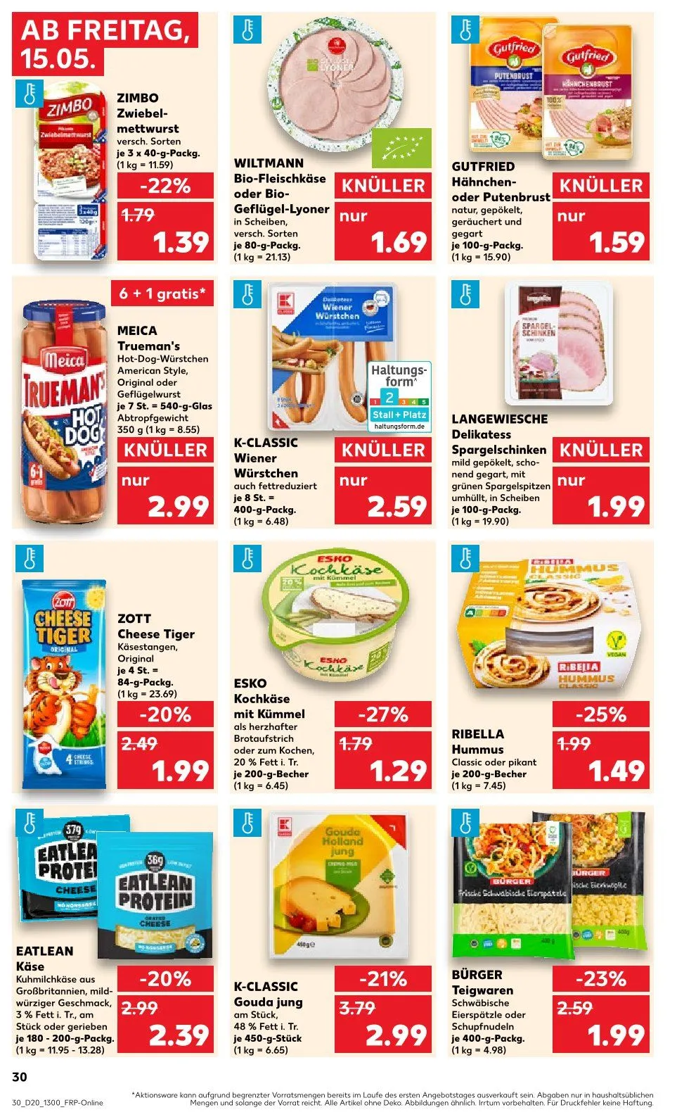 Kaufland Prospekte  von 15. Mai bis 20. Mai 2026 - Prospekt seite 30