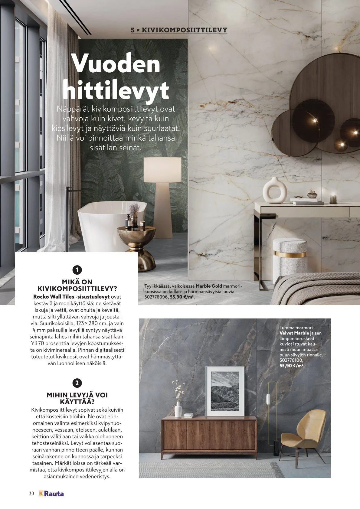 Kaupan K-Rauta uusimmat tarjoukset voimassa alkaen 5. helmikuuta - 28. helmikuuta 2026 - Tarjouslehti sivu 30