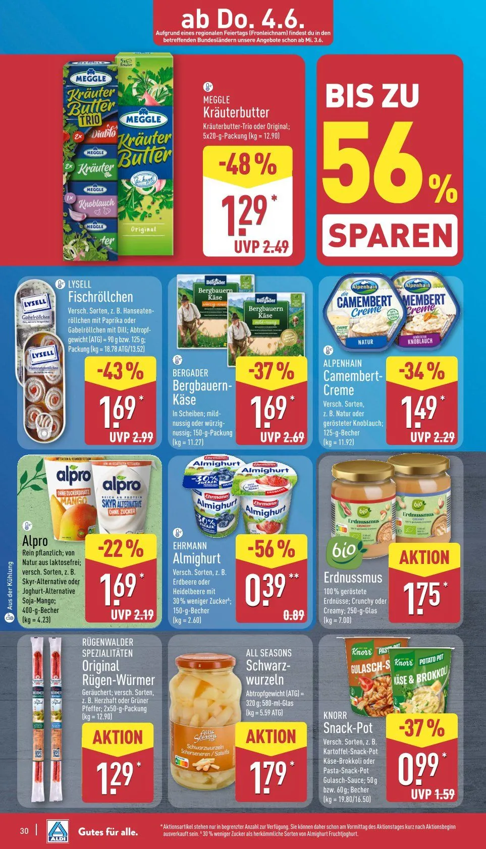 ALDI Nord Prospekte - Aktuelle Angebote von 1. Juni bis 6. Juni 2026 - Prospekt seite 30