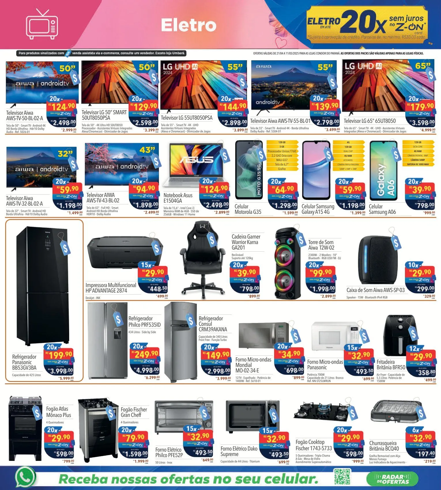 Encarte de Folhetos Supermercados Condor 21 de abril até 14 de maio 2025 - Pagina 30