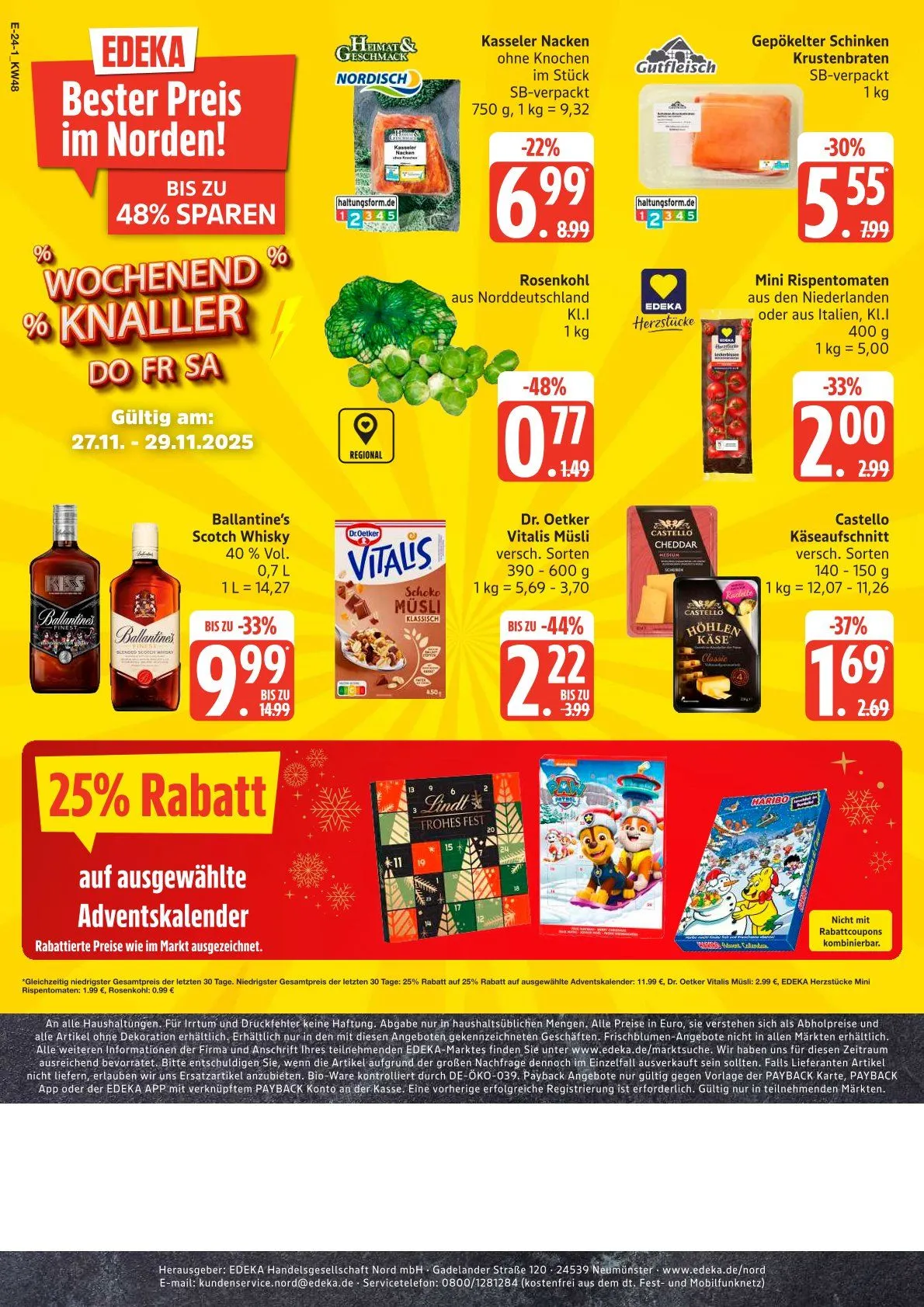 Edeka Angebote von 24. November bis 29. November 2025 - Prospekt seite 30