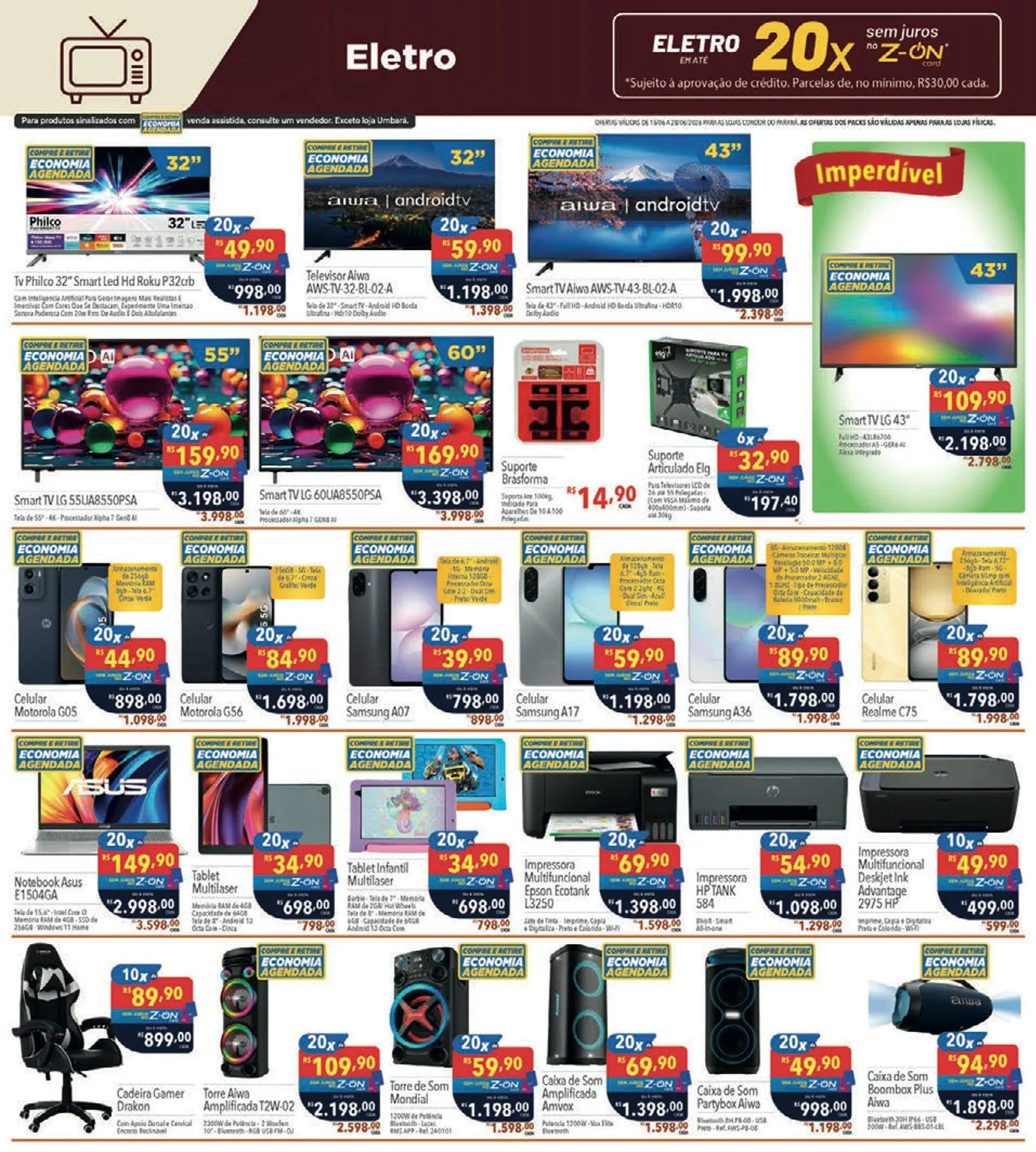 Encarte de  Folhetos Supermercados Condor 15 de junho até 28 de junho 2026 - Pagina 30