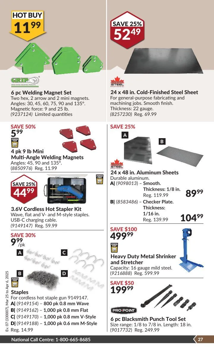 Princess Auto Sales from March 25 to April 6 2025 - flyer page 29