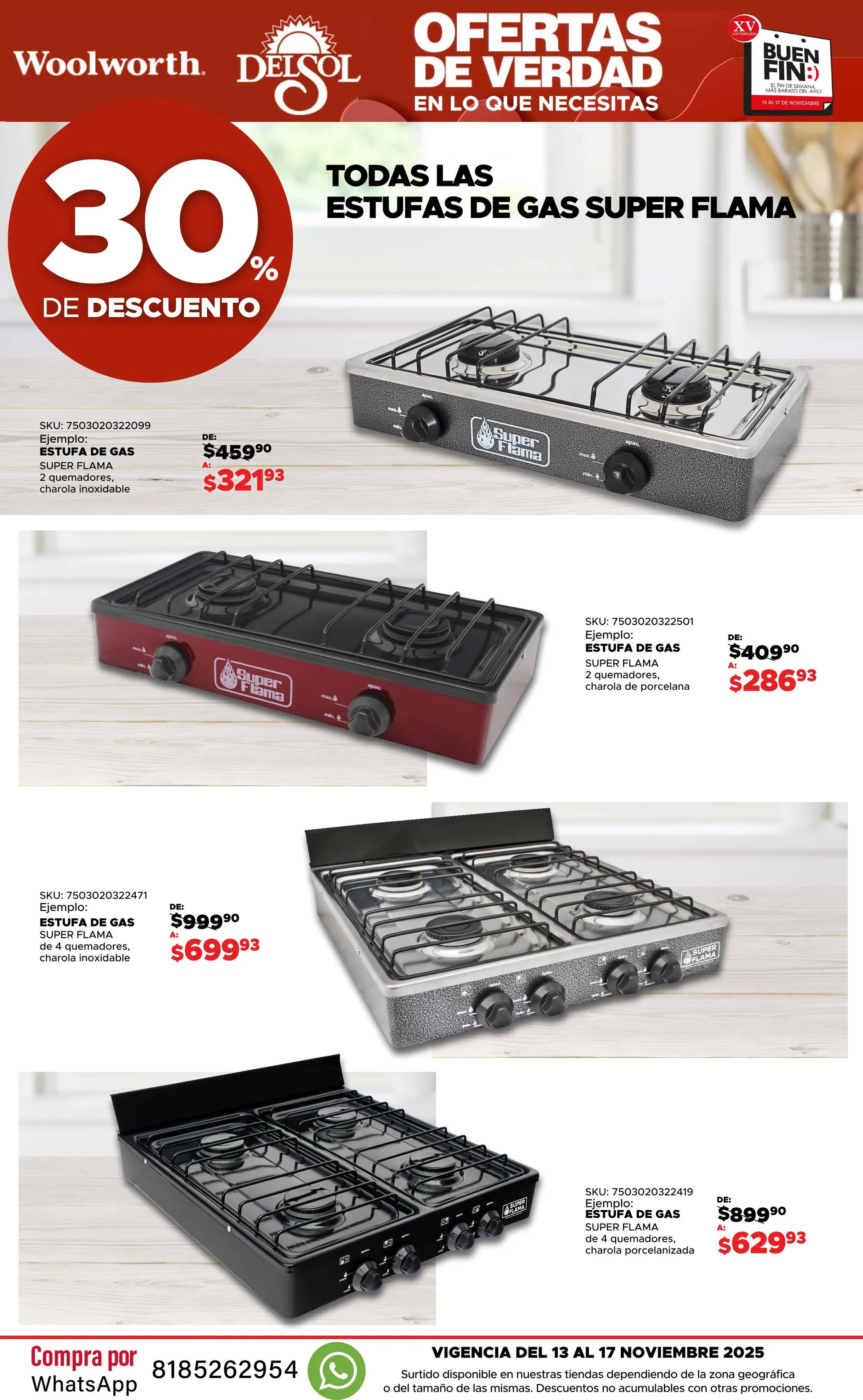 Catálogo de Del sol Ofertas 13 de noviembre al 17 de noviembre 2025 - Pagina 30