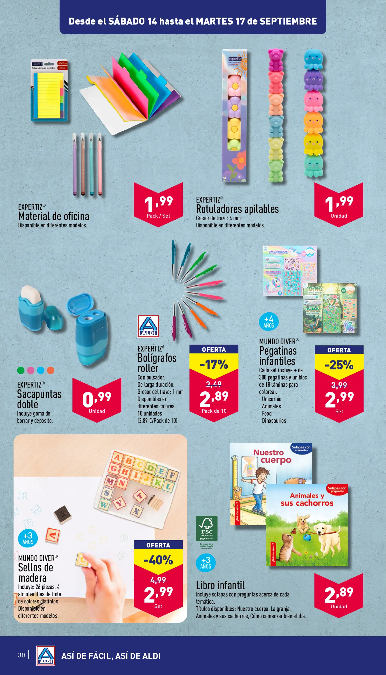 Catálogo de Aldi Ofertas 11 de septiembre al 17 de septiembre 2024 - Página 30